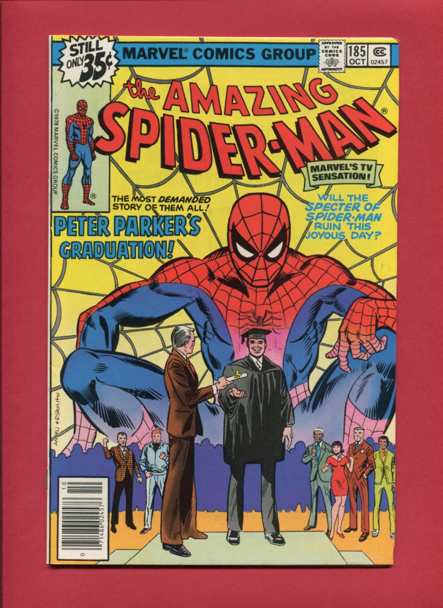 Amazing Spider-Man #185, Oct 1978, 8.0 VF