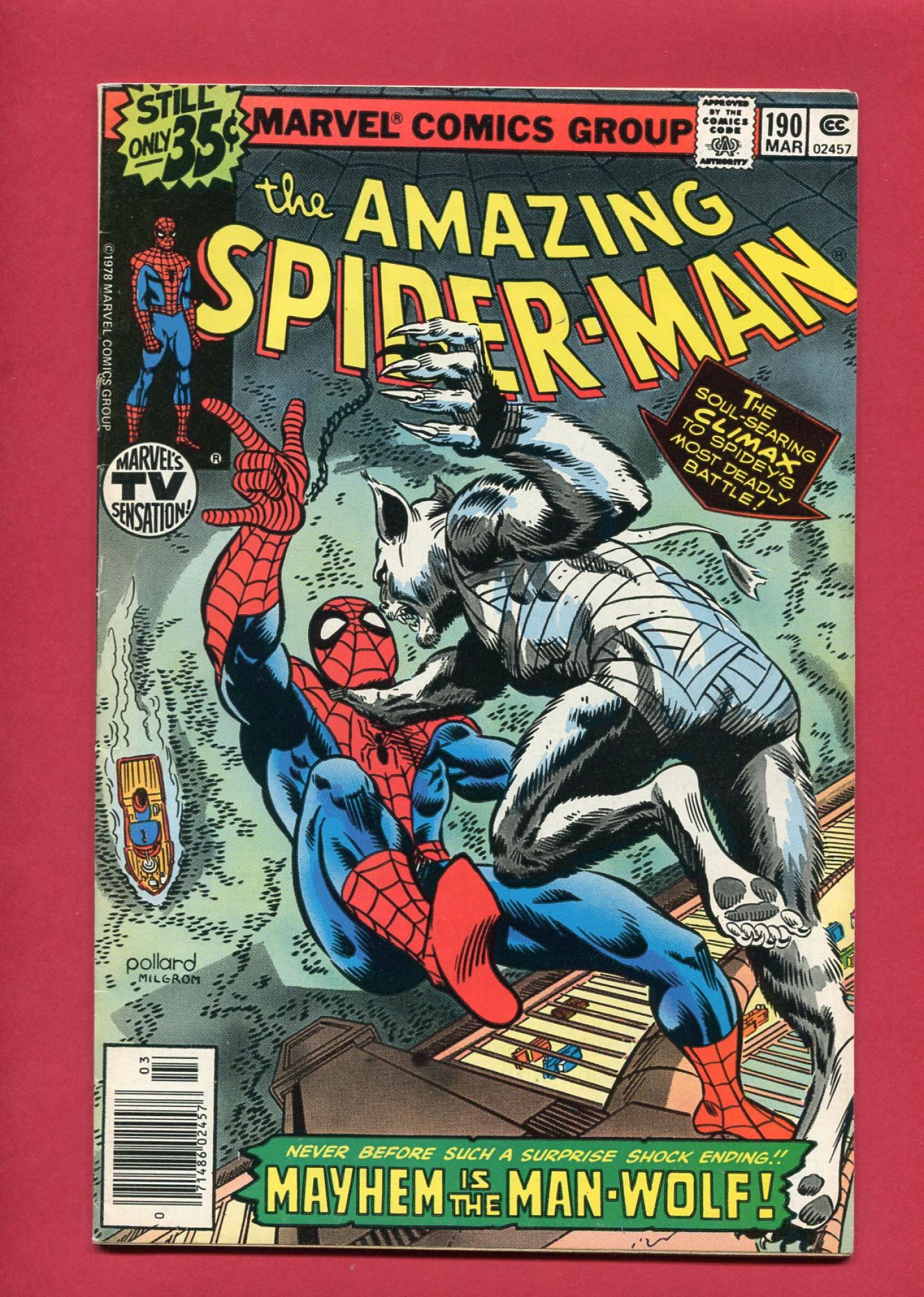 Amazing Spider-Man #190, Mar 1979, 7.5 VF-