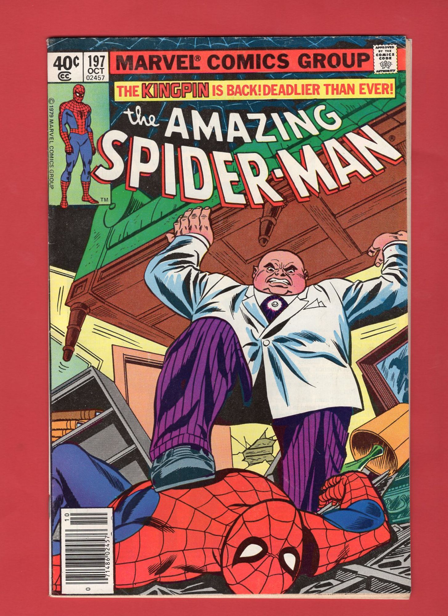 Amazing Spider-Man #197, Oct 1979, 7.5 VF-