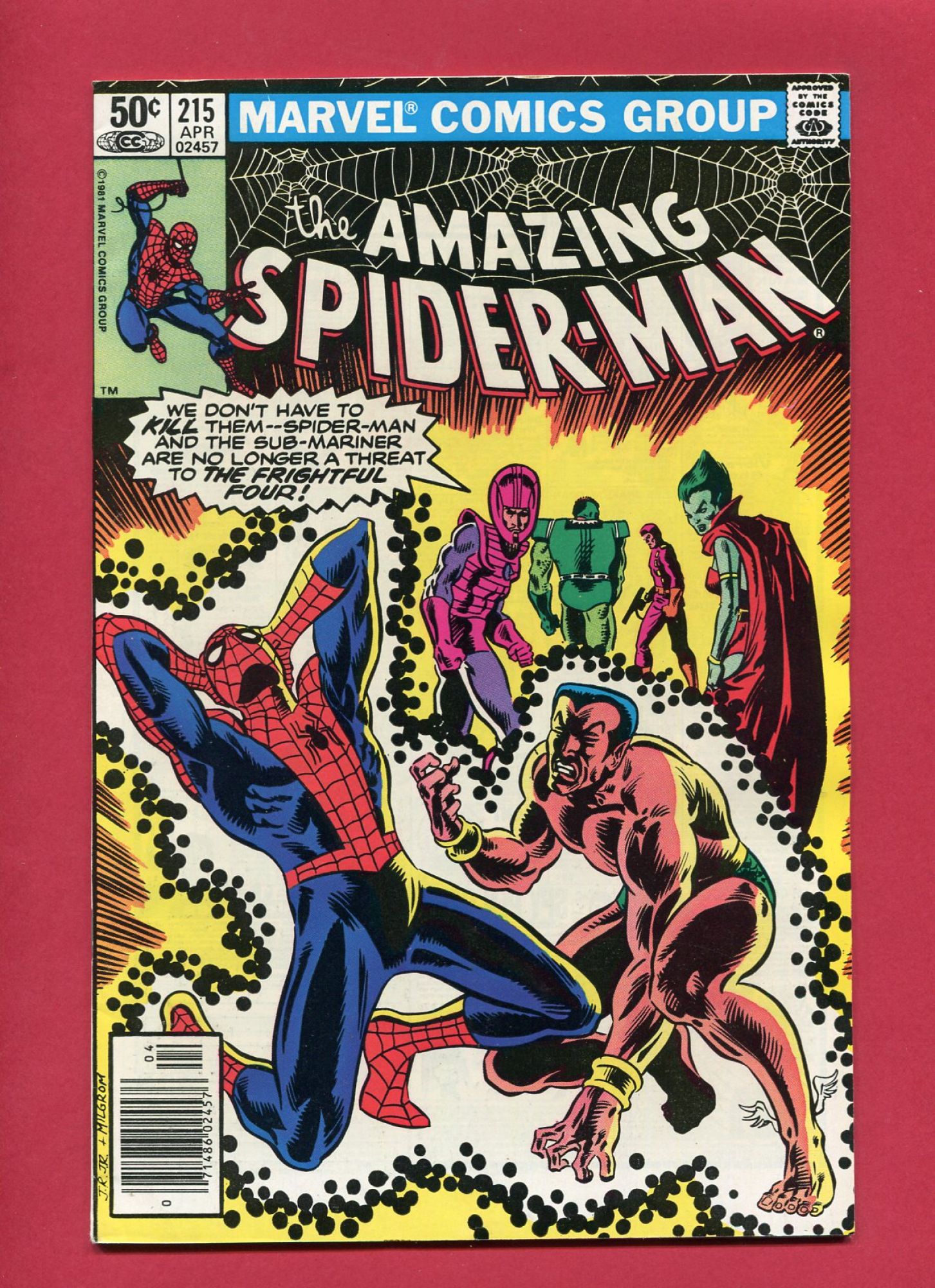 Amazing Spider-Man #215, Apr 1981, 8.0 VF