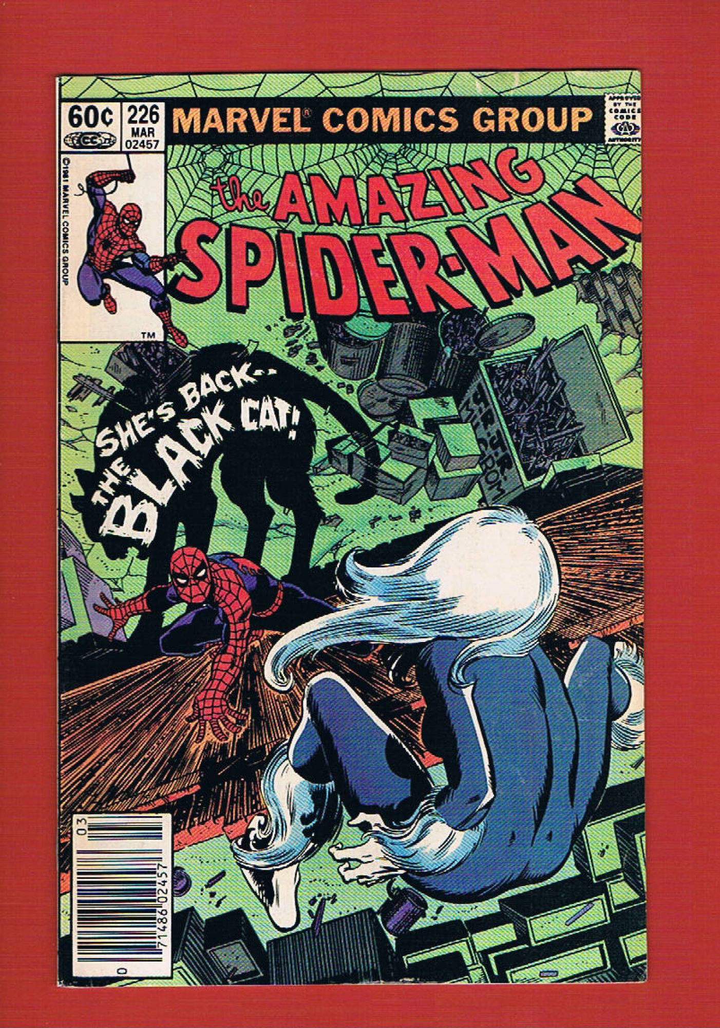 Amazing Spider-Man #226, Mar 1982, 6.0 FN