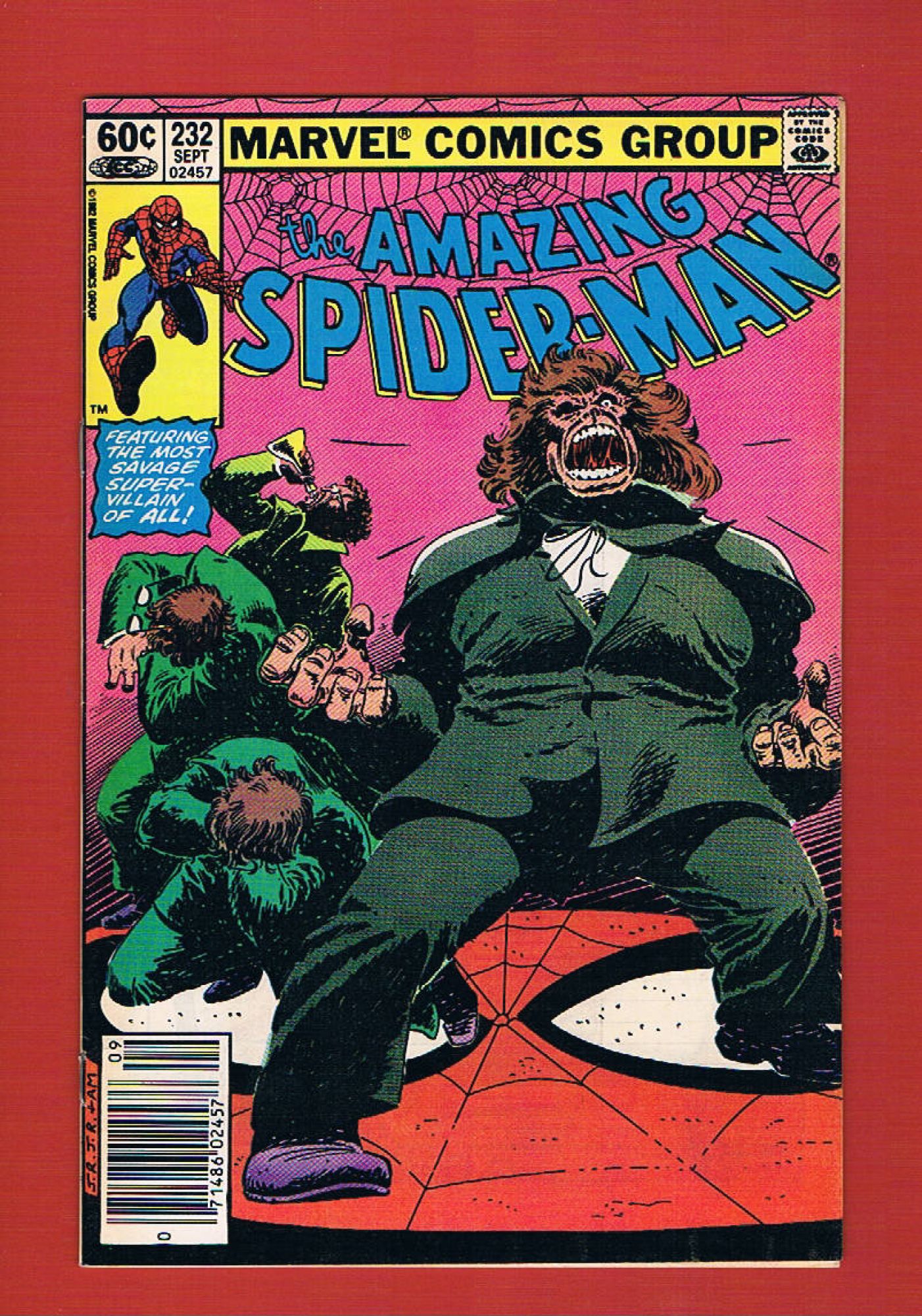 Amazing Spider-Man #232, Sep 1982, 7.0 F/VF