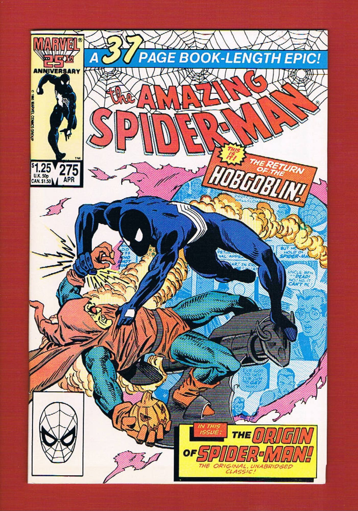 Amazing Spider-Man #275, Apr 1986, 9.2 NM-