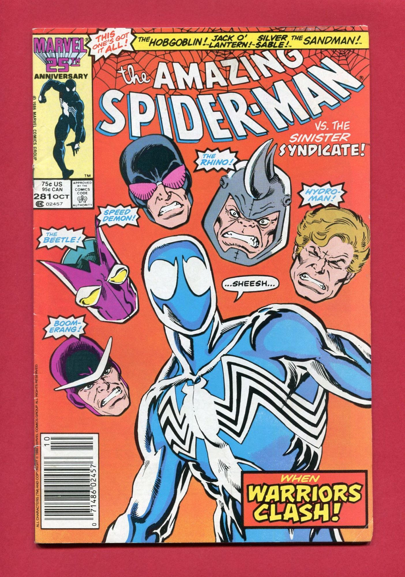 Amazing Spider-Man #281, Oct 1986, 7.0 FN/VF