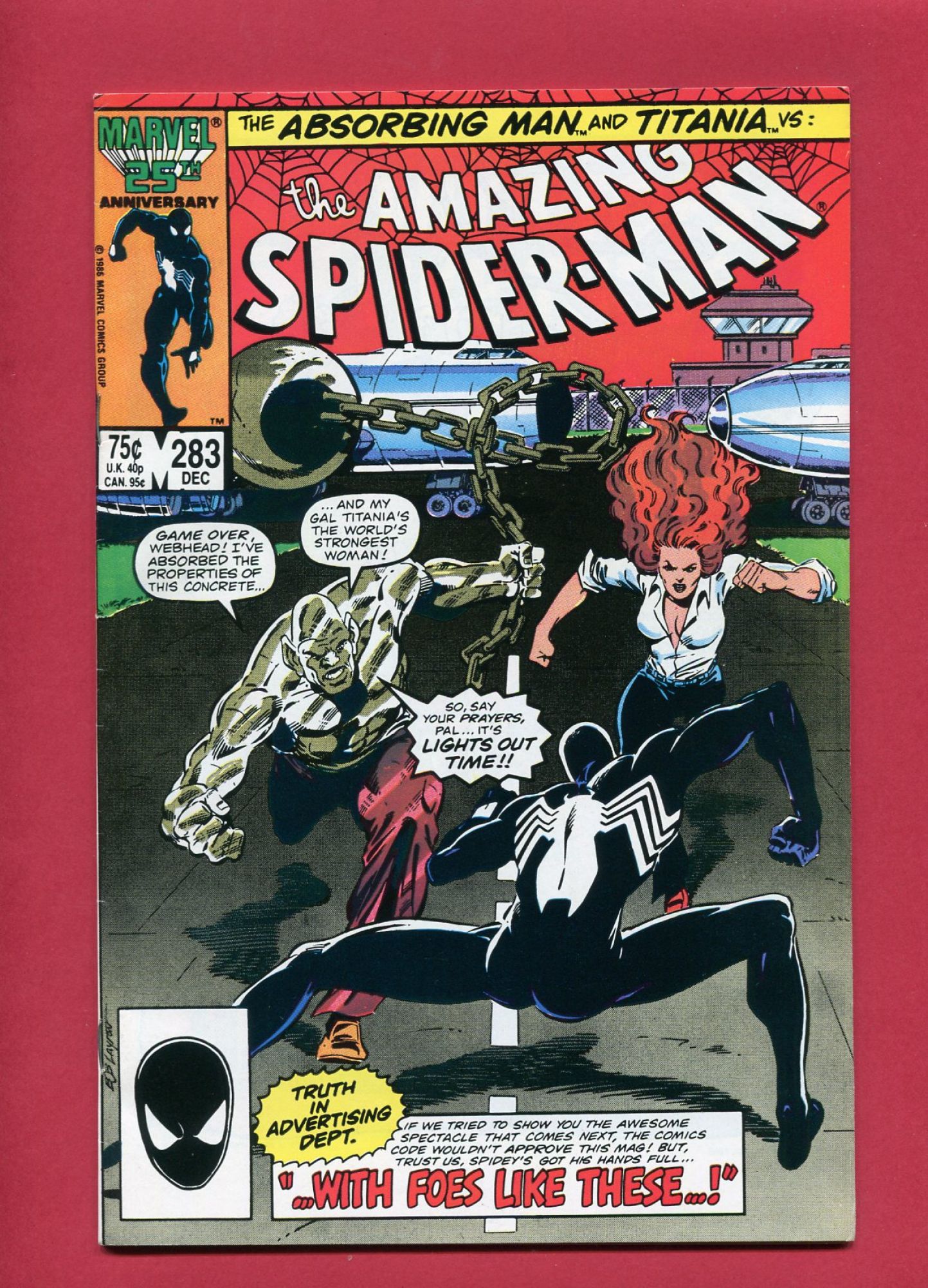 Amazing Spider-Man #283, Dec 1986, 8.0 VF