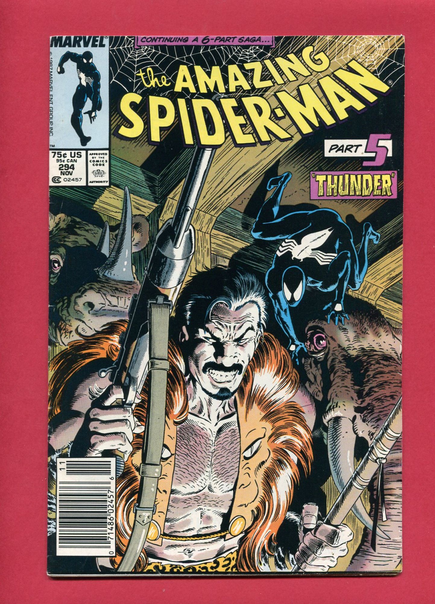 Amazing Spider-Man #294, Nov 1987, 6.5 FN+