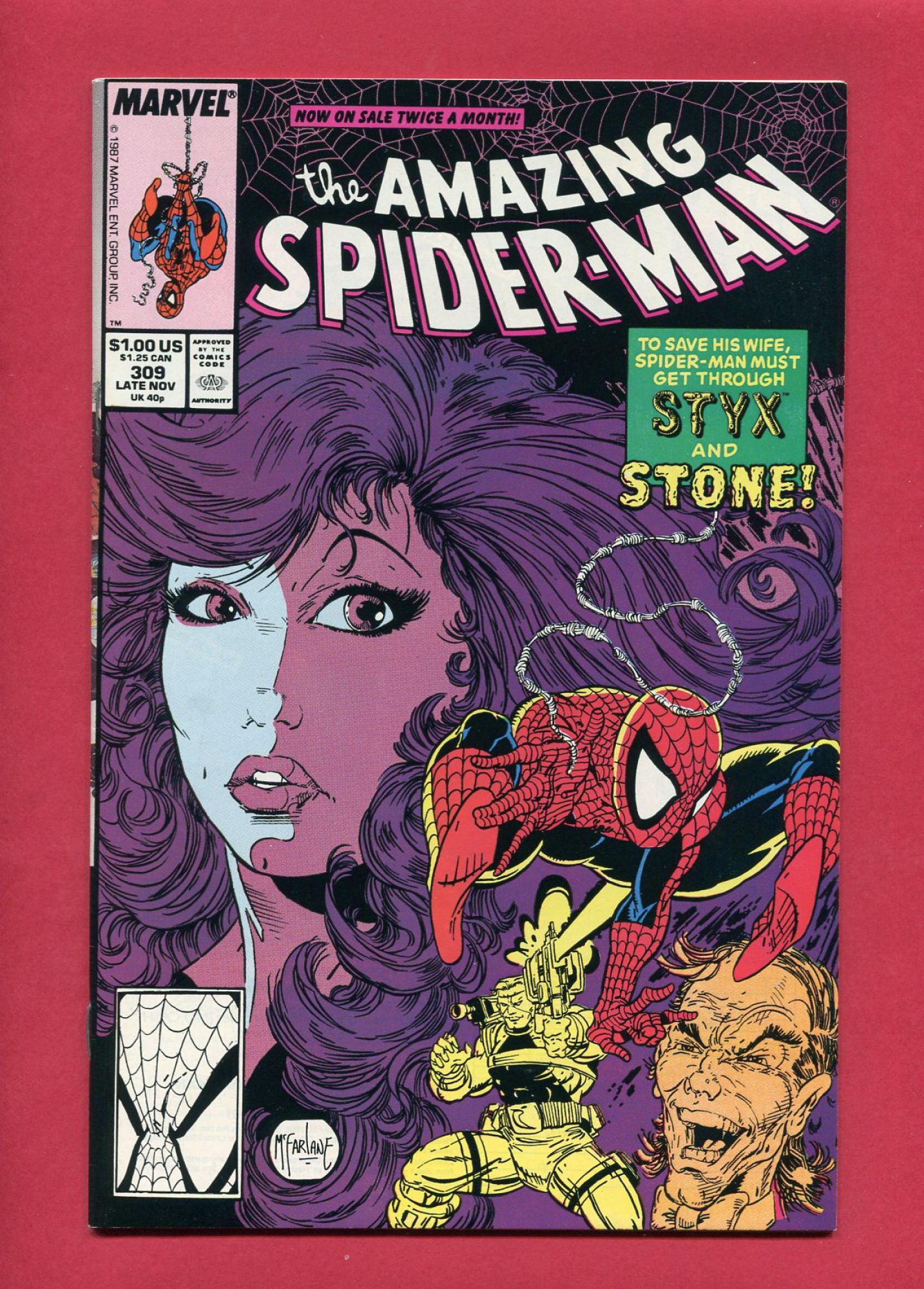Amazing Spider-Man #309, Nov 1988, 9.2 NM-