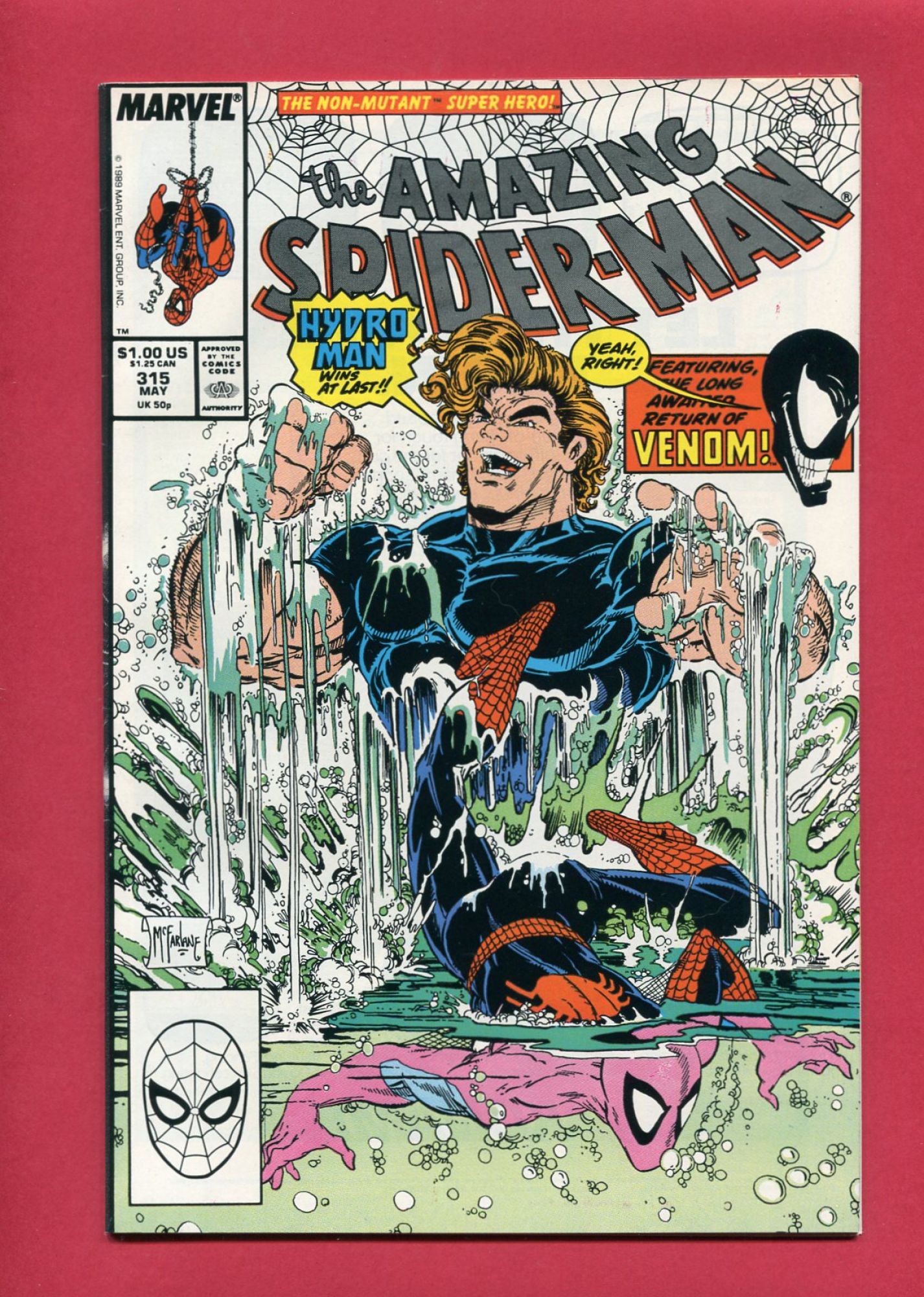 Amazing Spider-Man #315, May 1989, 9.2 NM-