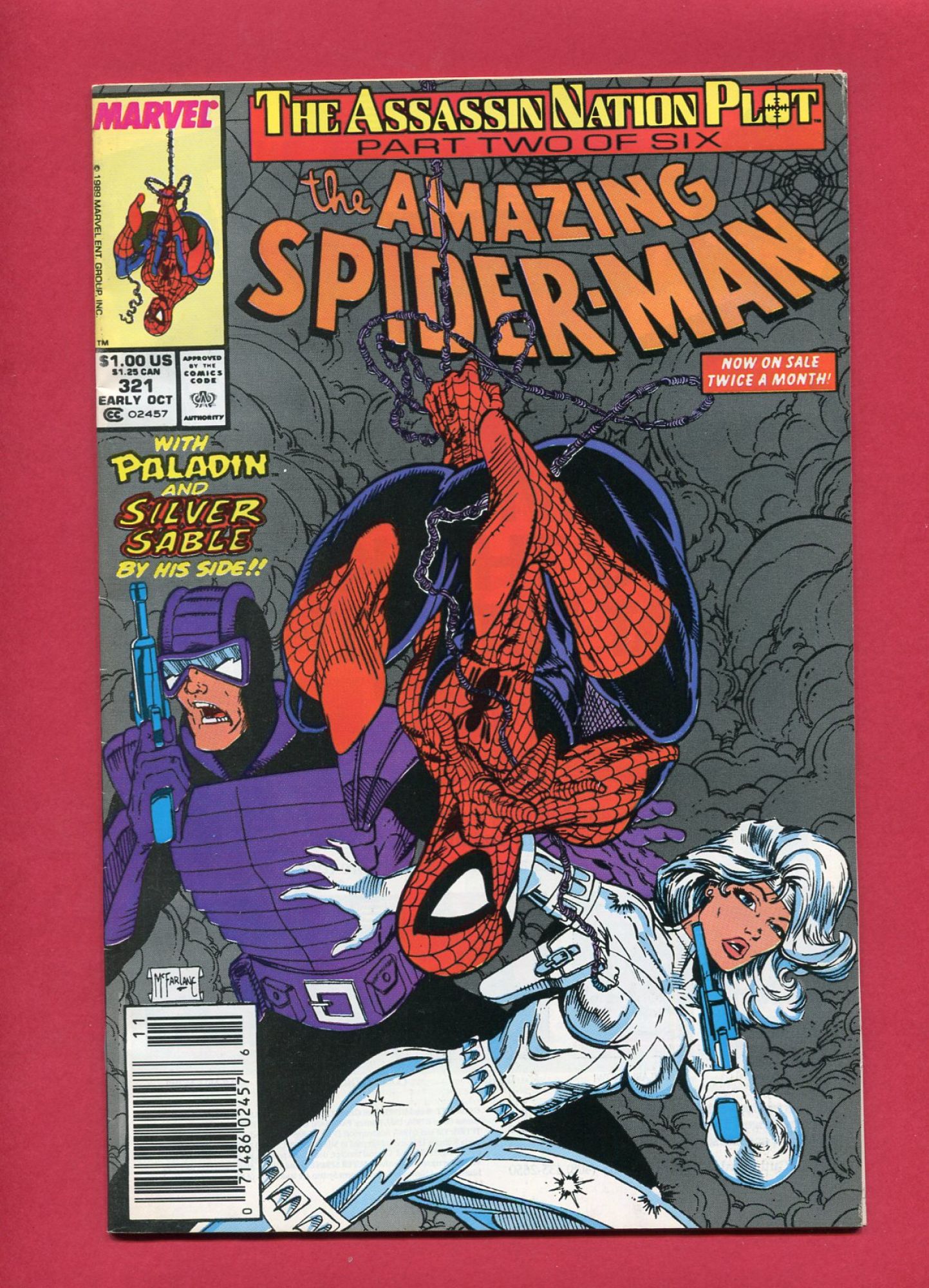 Amazing Spider-Man #321, Oct 1989, 7.5 VF-