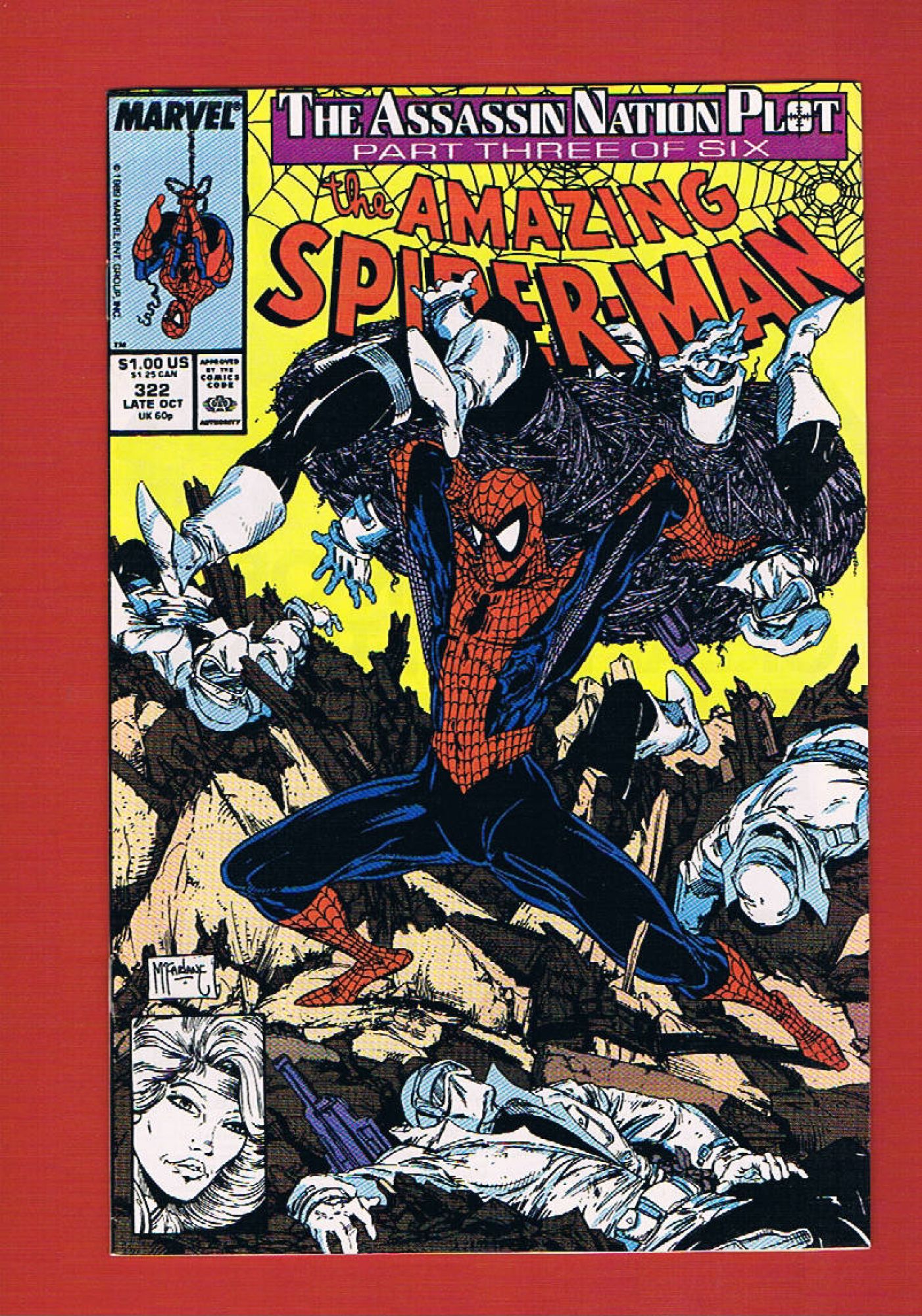 Amazing Spider-Man #322, Oct 1989, 9.2 NM-