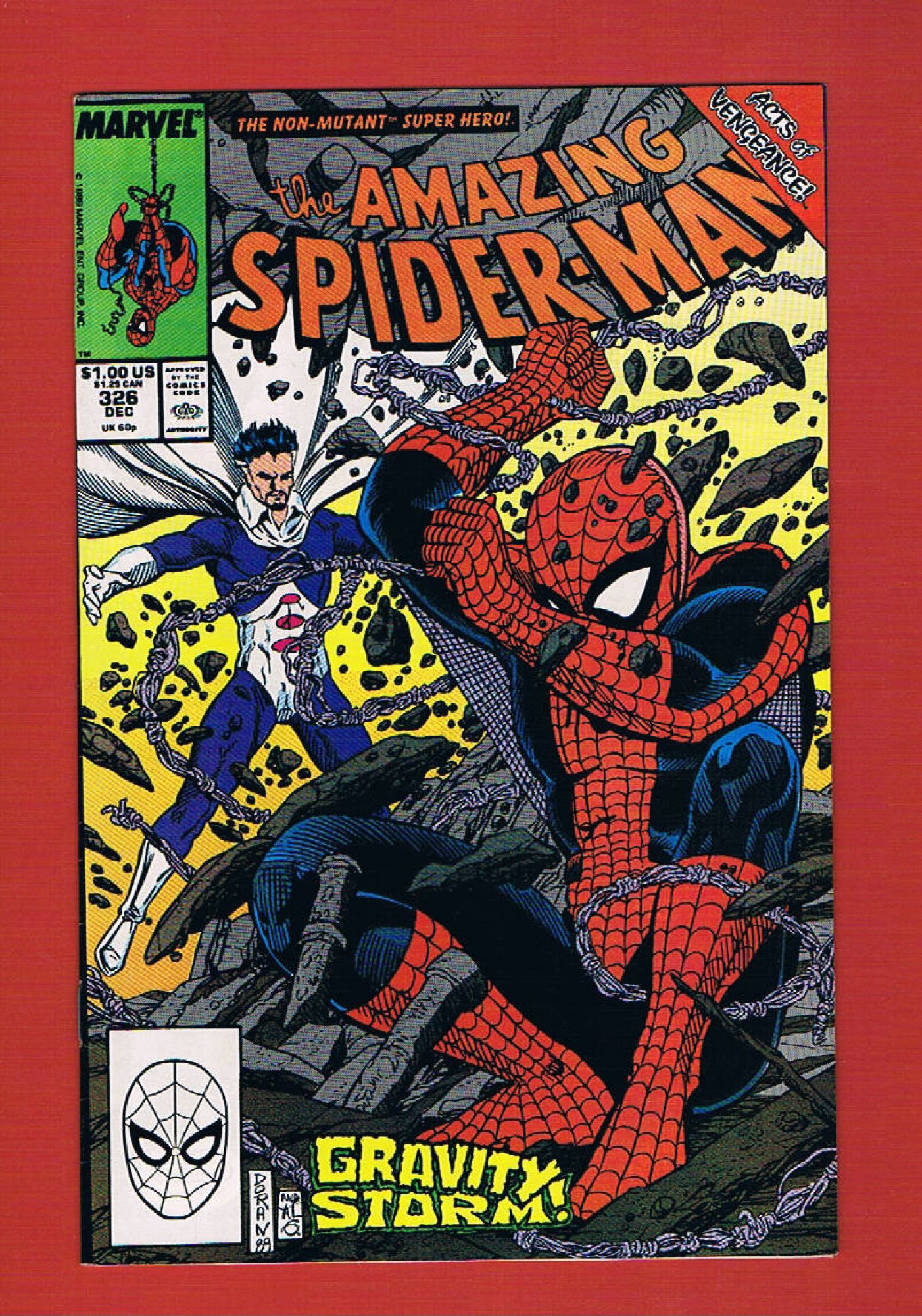 Amazing Spider-Man #326, Dec 1989, 9.2 NM-