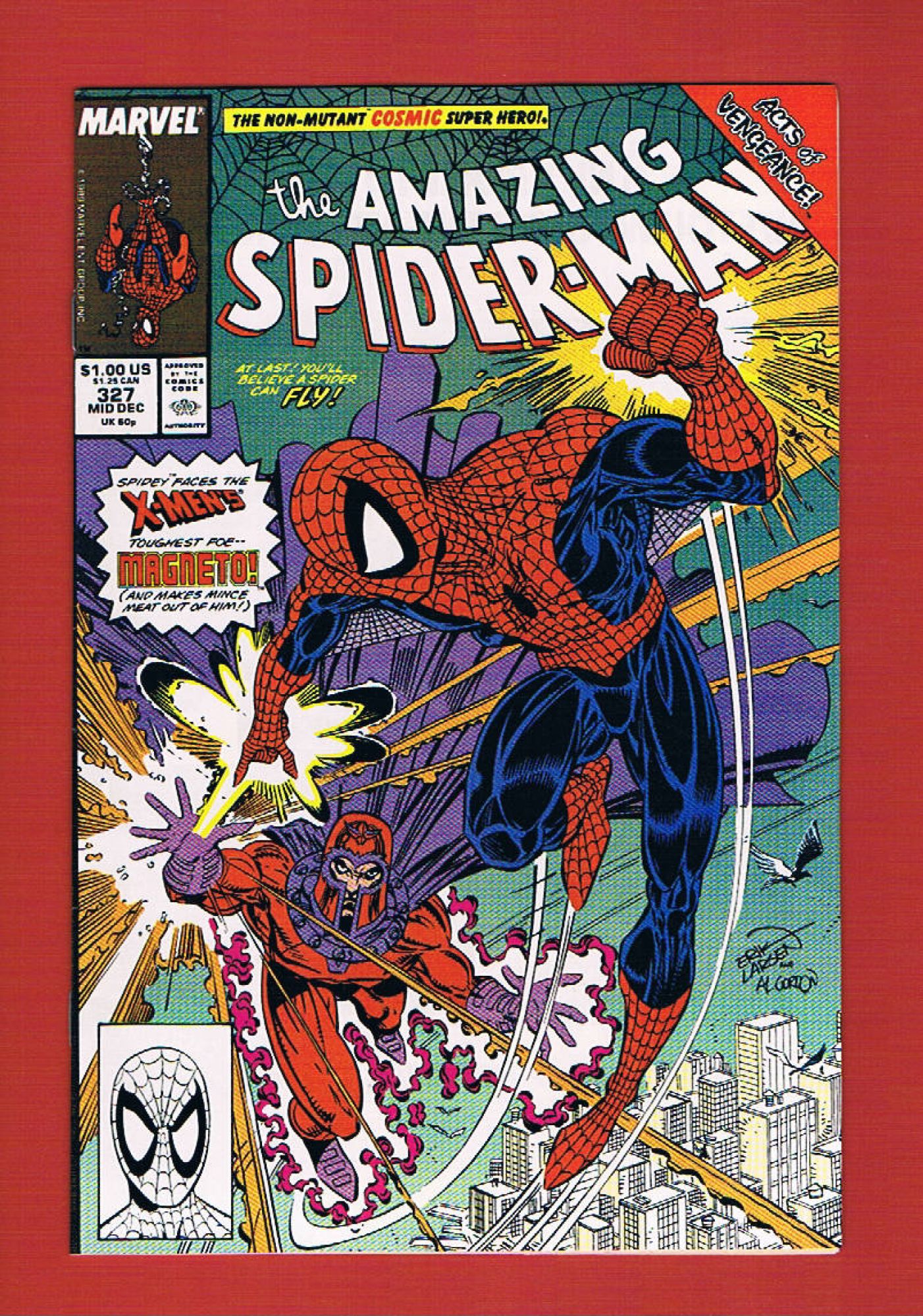 Amazing Spider-Man #327, Dec 1989, 9.2 NM-