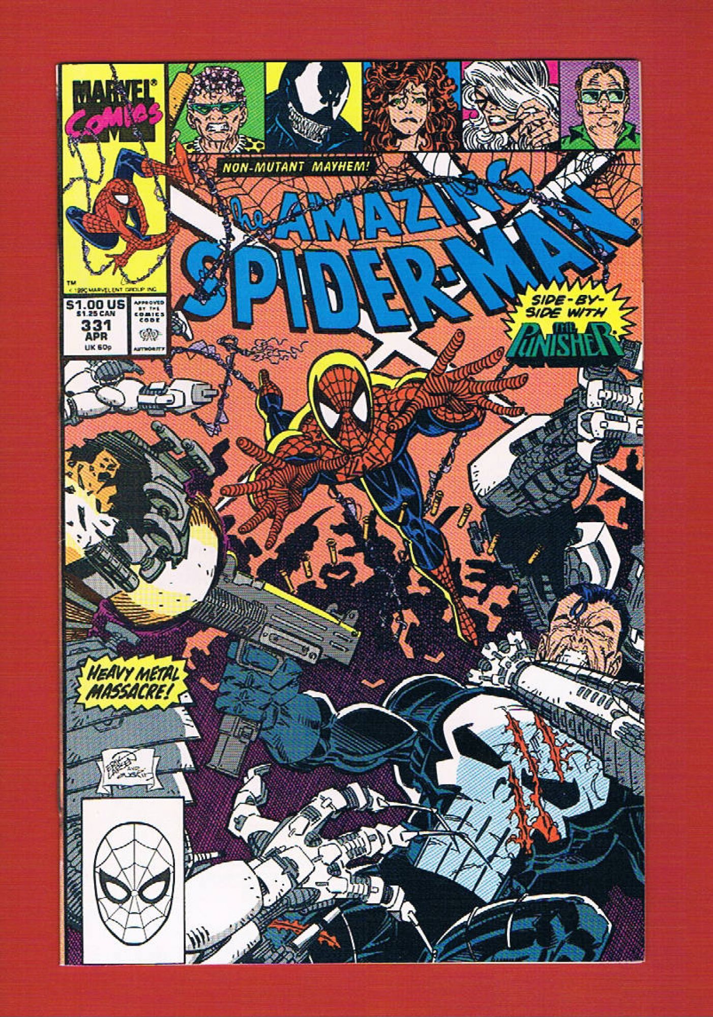 Amazing Spider-Man #331, Apr 1990, 9.2 NM-