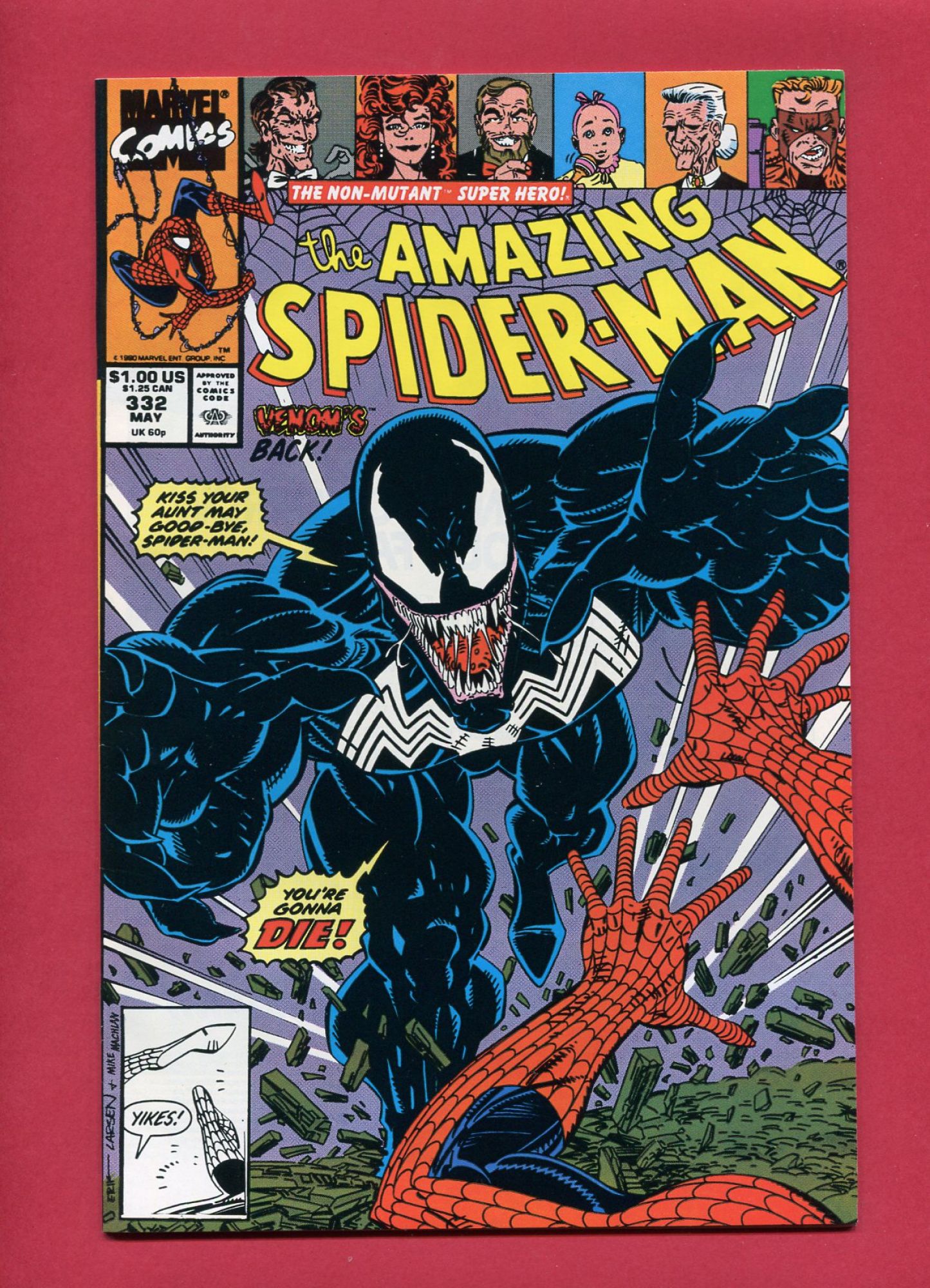 Amazing Spider-Man #332, May 1990, 9.2 NM-