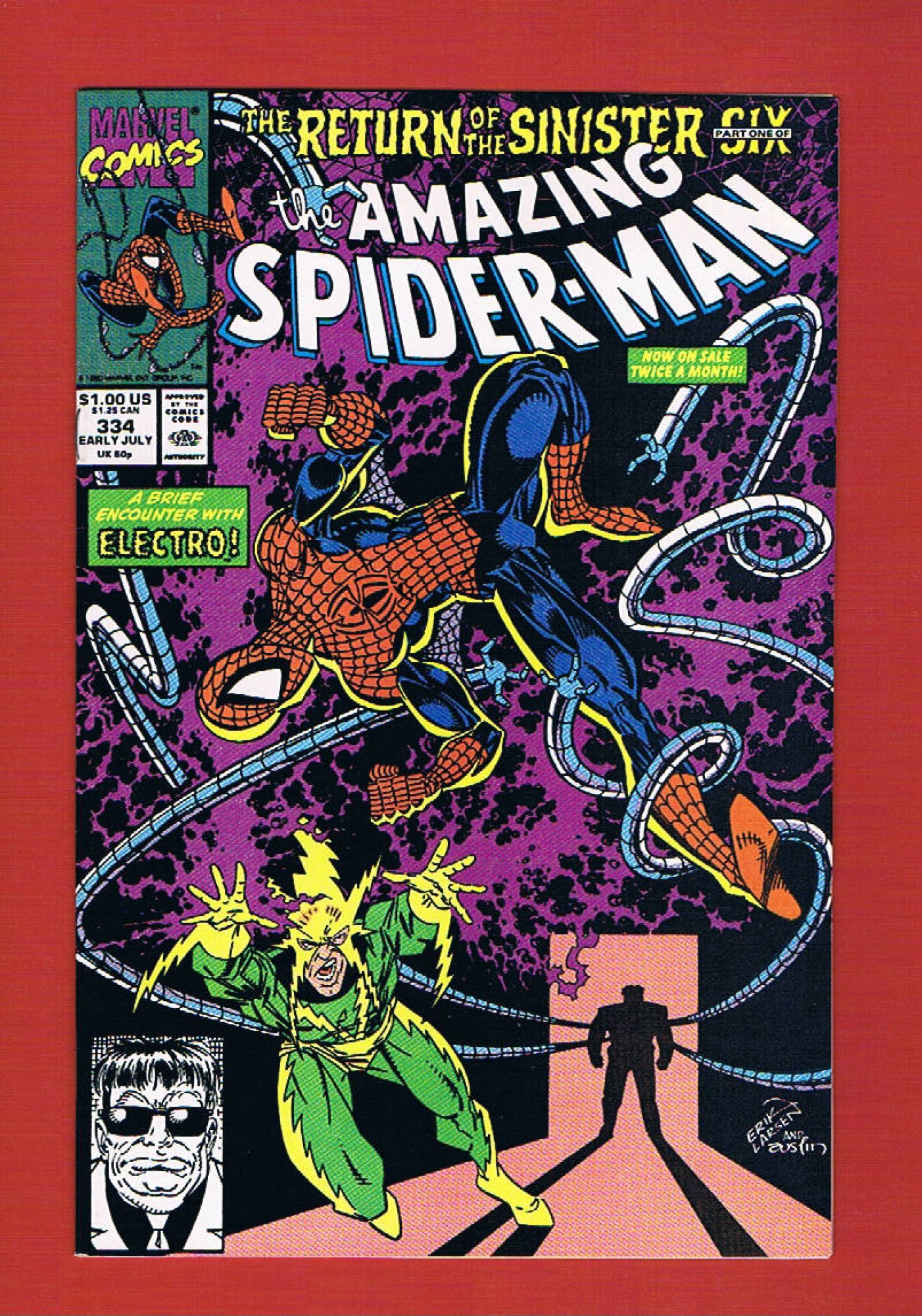 Amazing Spider-Man #334, Jul 1990, 9.2 NM-
