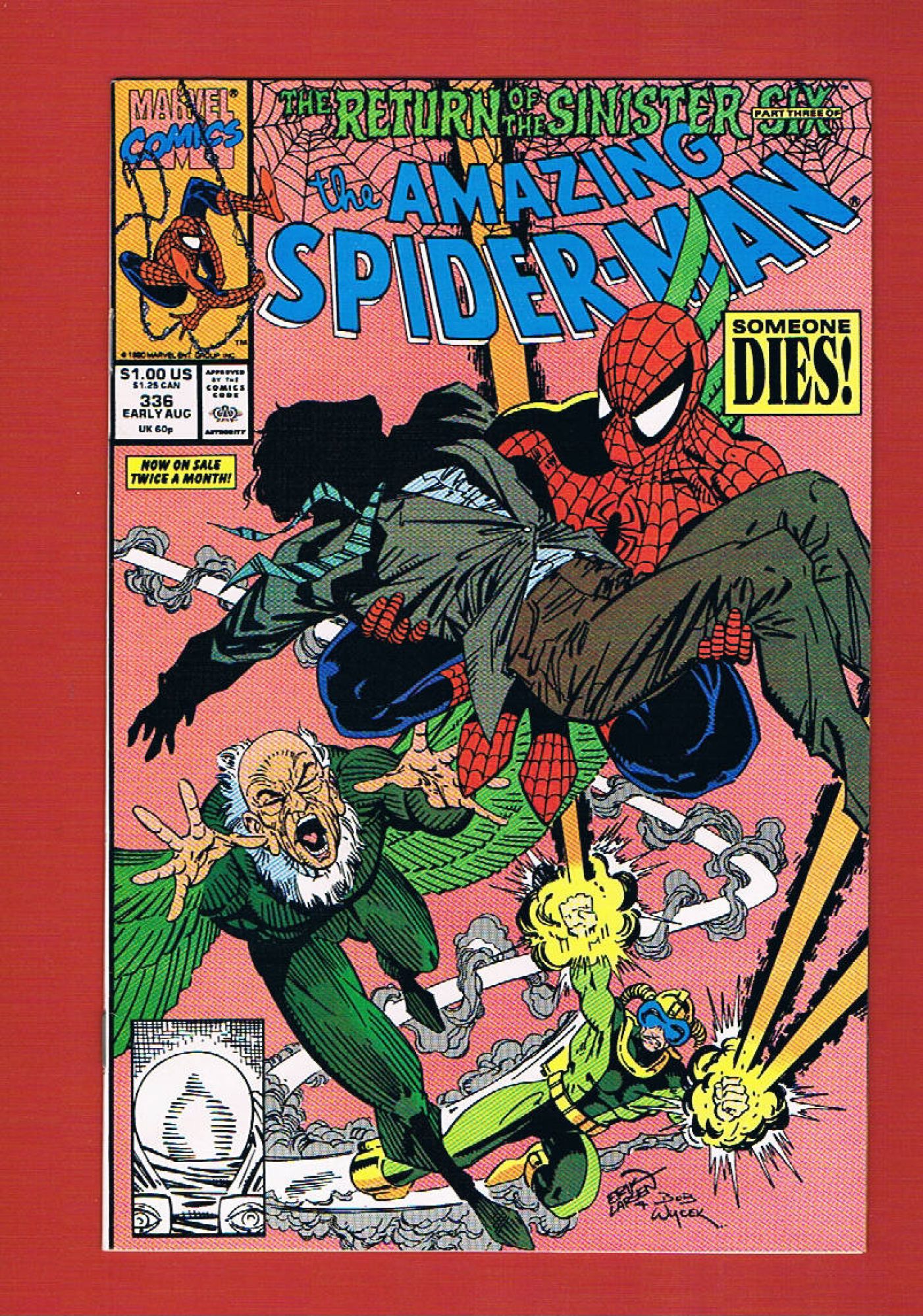 Amazing Spider-Man #336, Aug 1990, 9.2 NM-