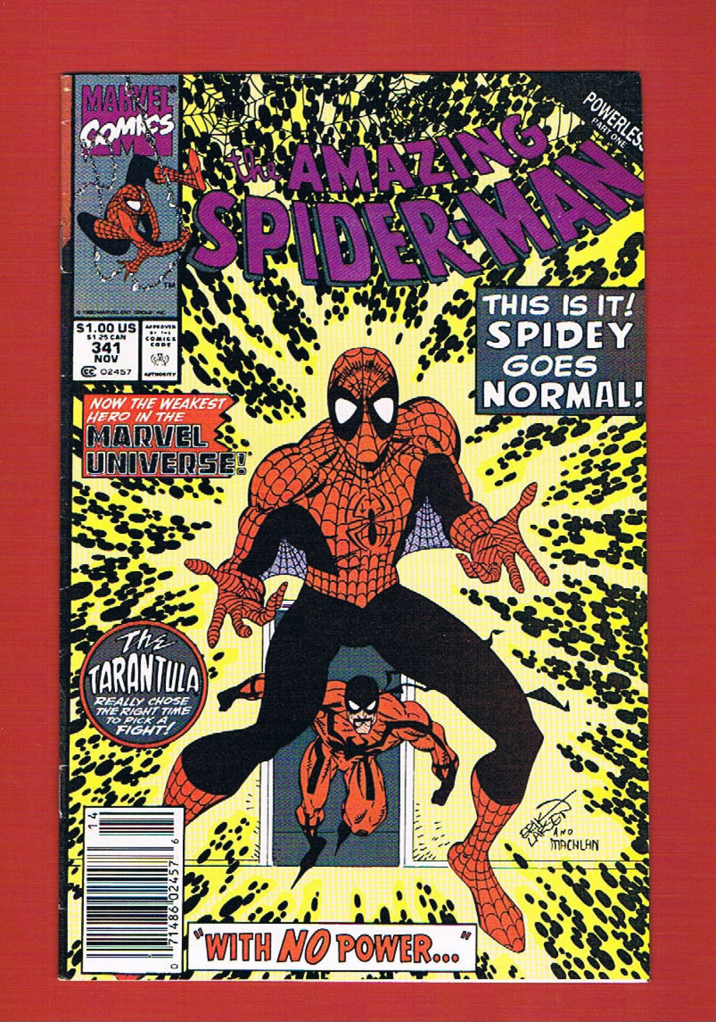 Amazing Spider-Man #341, Nov 1990, 8.0 VF
