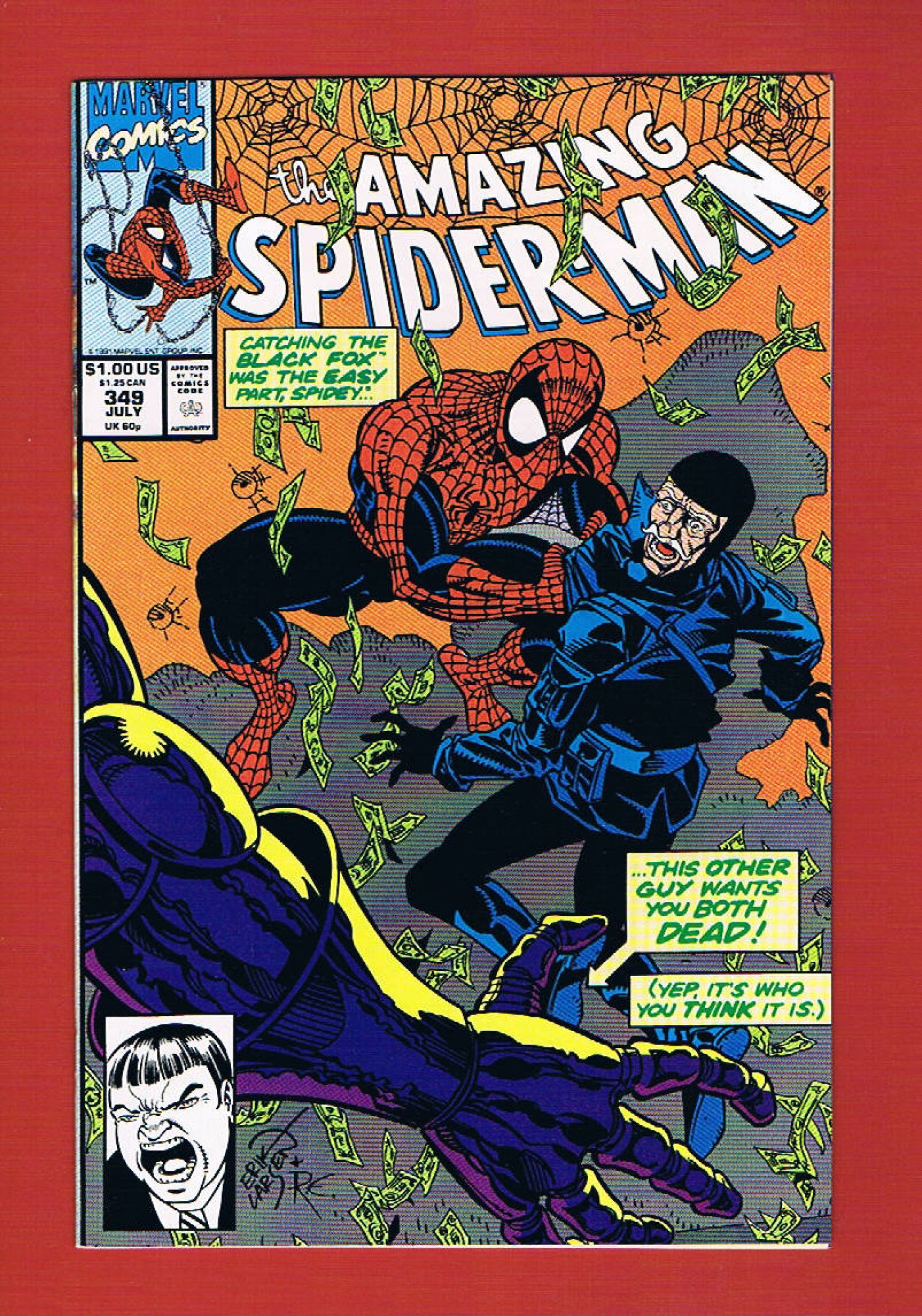 Amazing Spider-Man #349, Jul 1991, 8.0 VF+