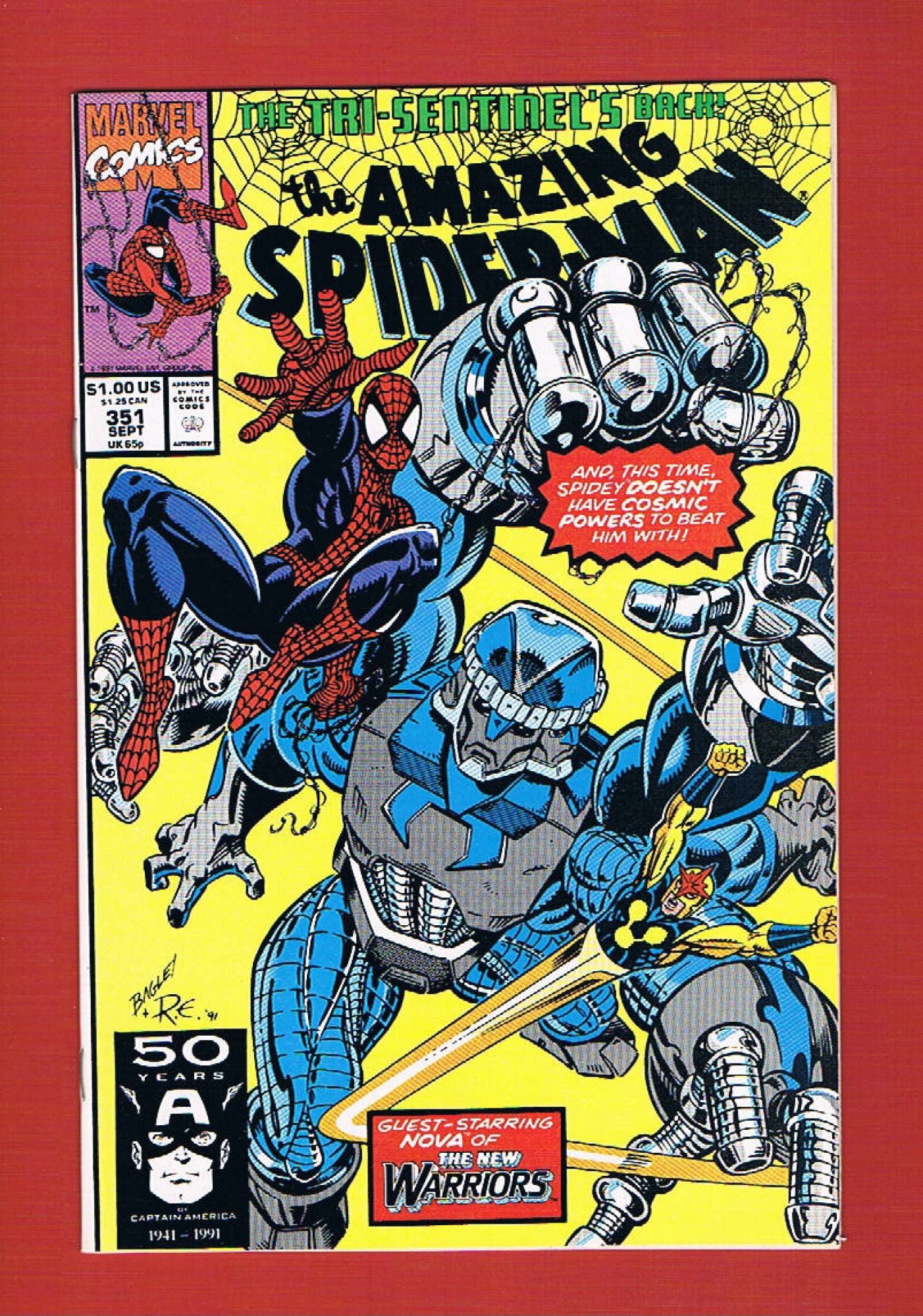 Amazing Spider-Man #351, Sep 1991, 9.2 NM-