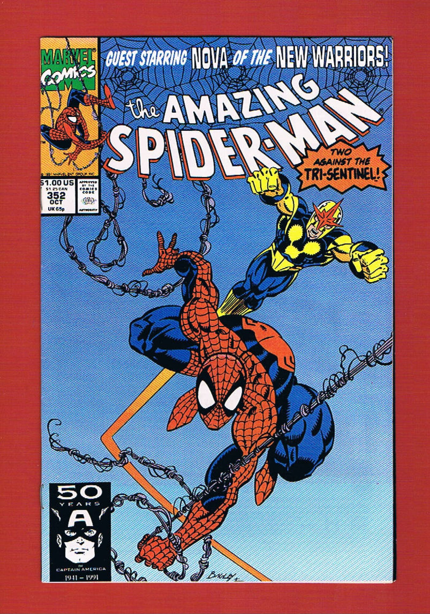 Amazing Spider-Man #352, Oct 1991, 9.2 NM-
