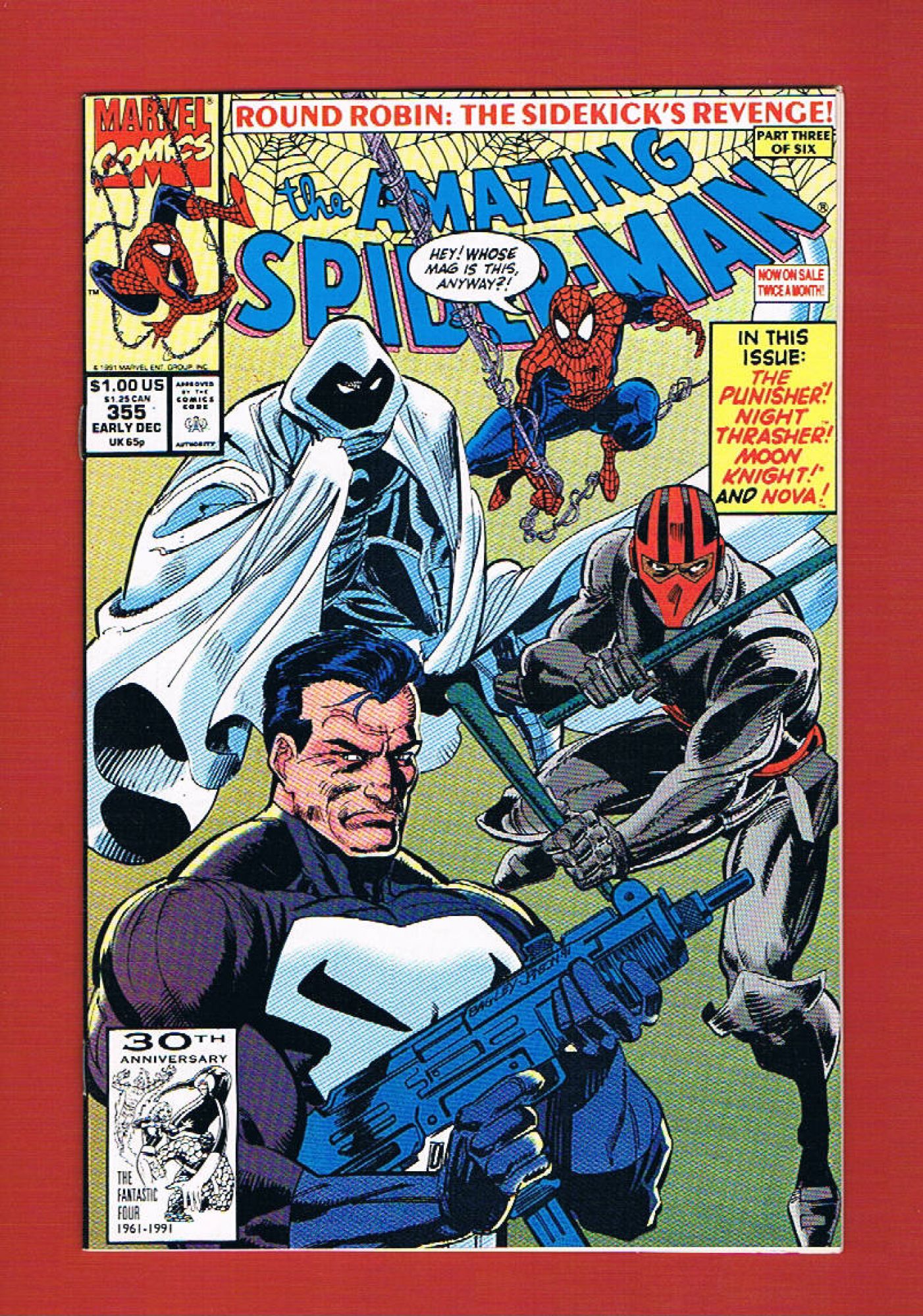 Amazing Spider-Man #355, Dec 1991, 9.2 NM-
