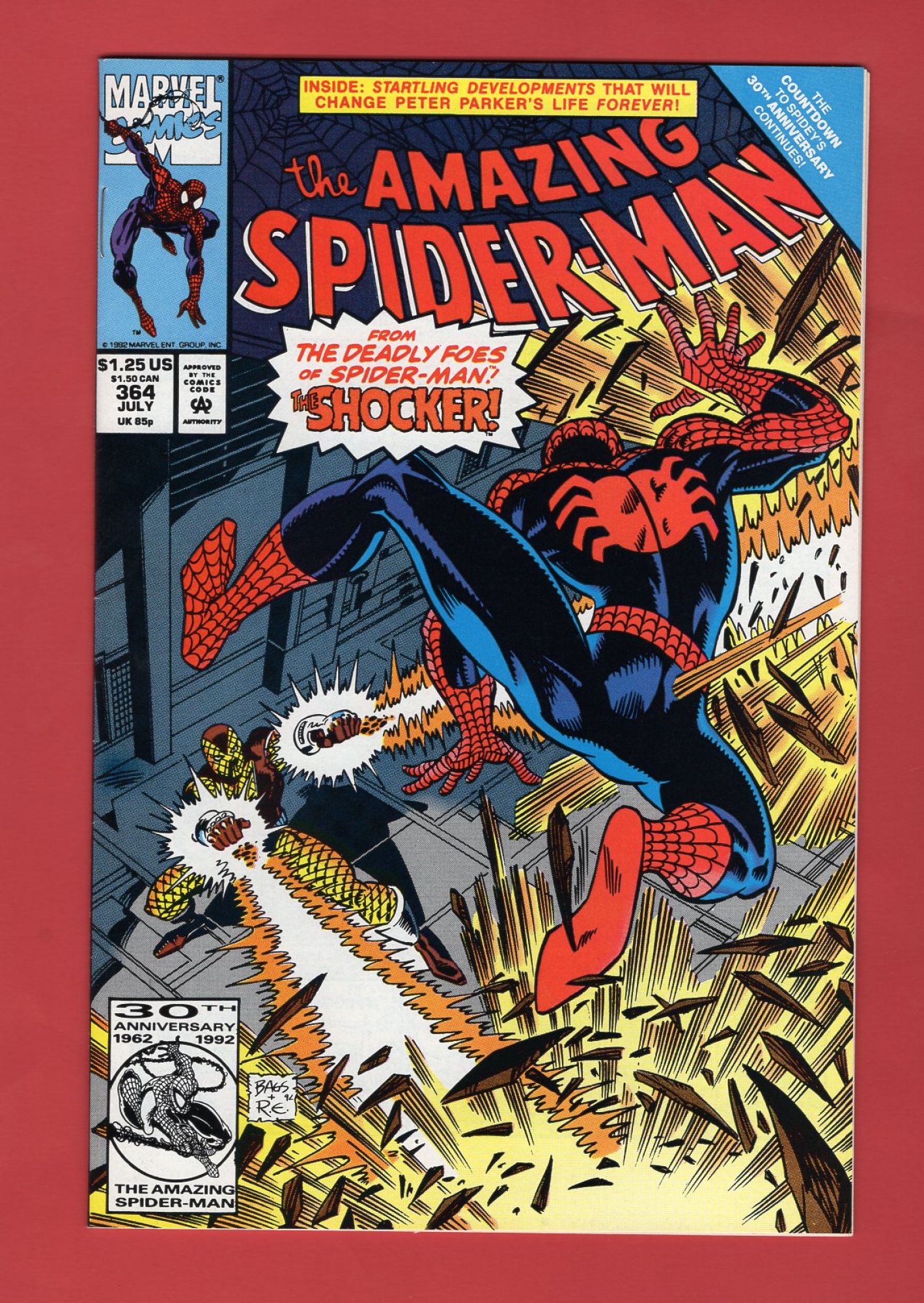 Amazing Spider-Man #364, Jul 1992, 8.5 VF+