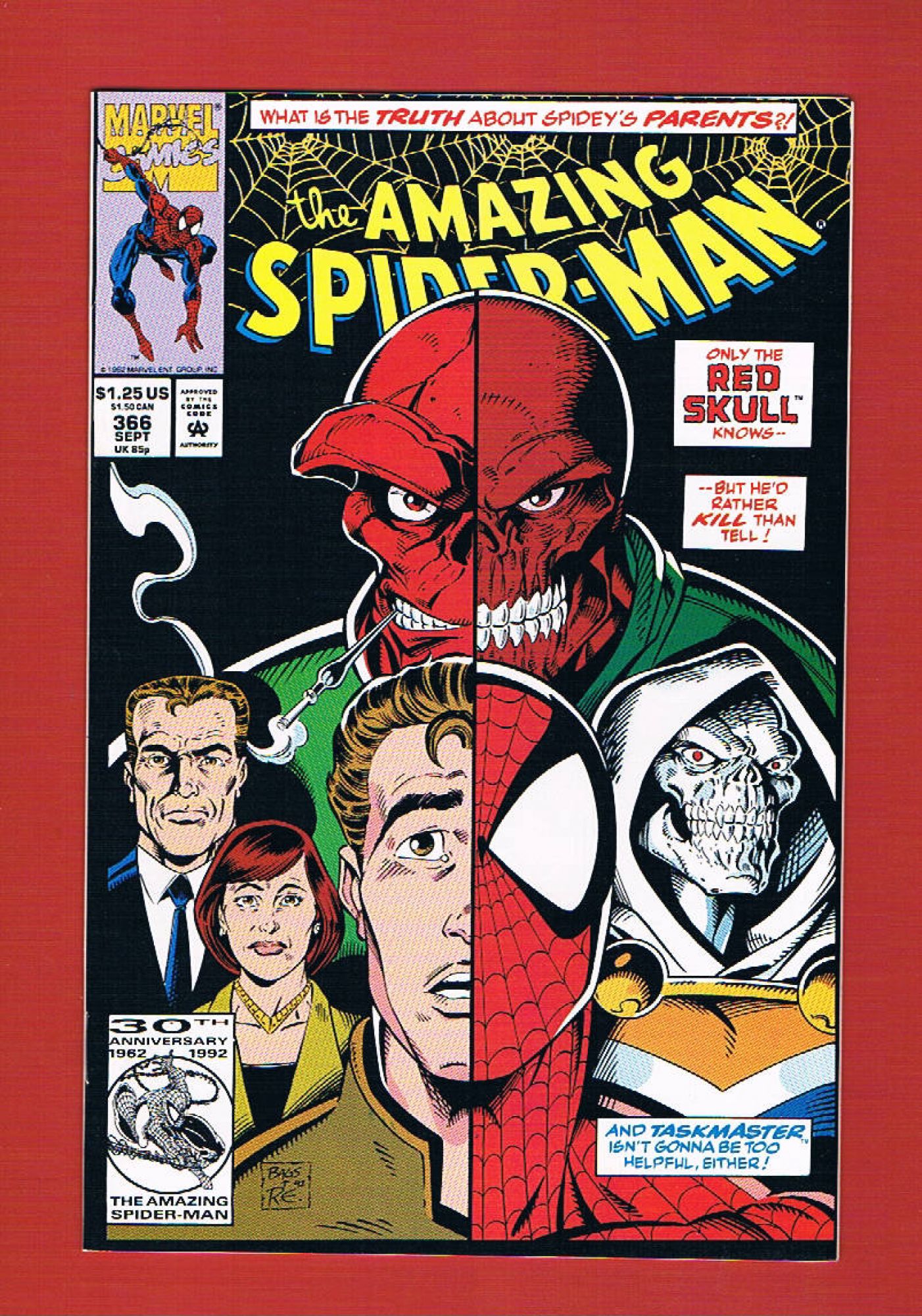 Amazing Spider-Man #366, Sep 1992, 9.2 NM-