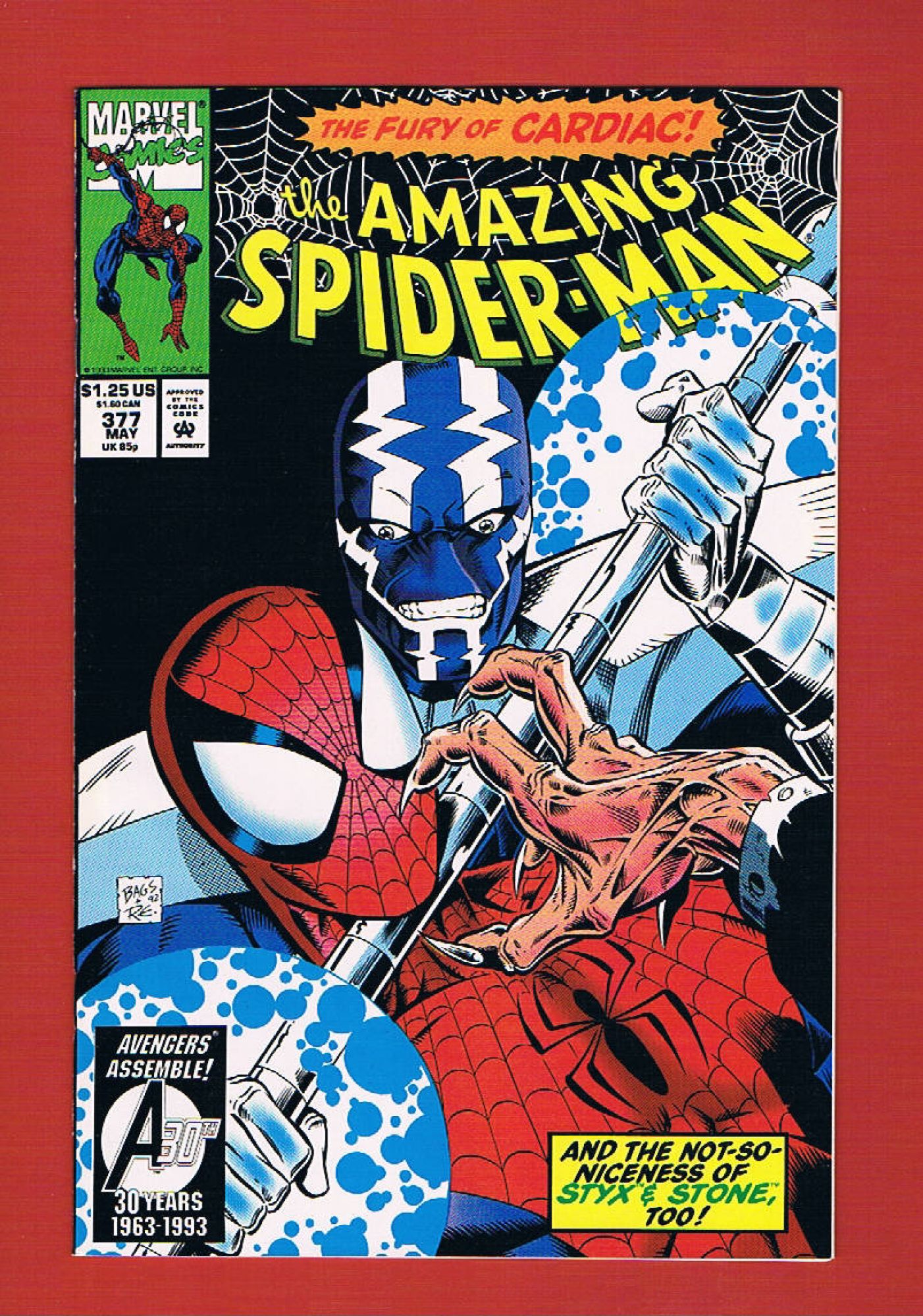 Amazing Spider-Man #377, May 1993, 9.2 NM-