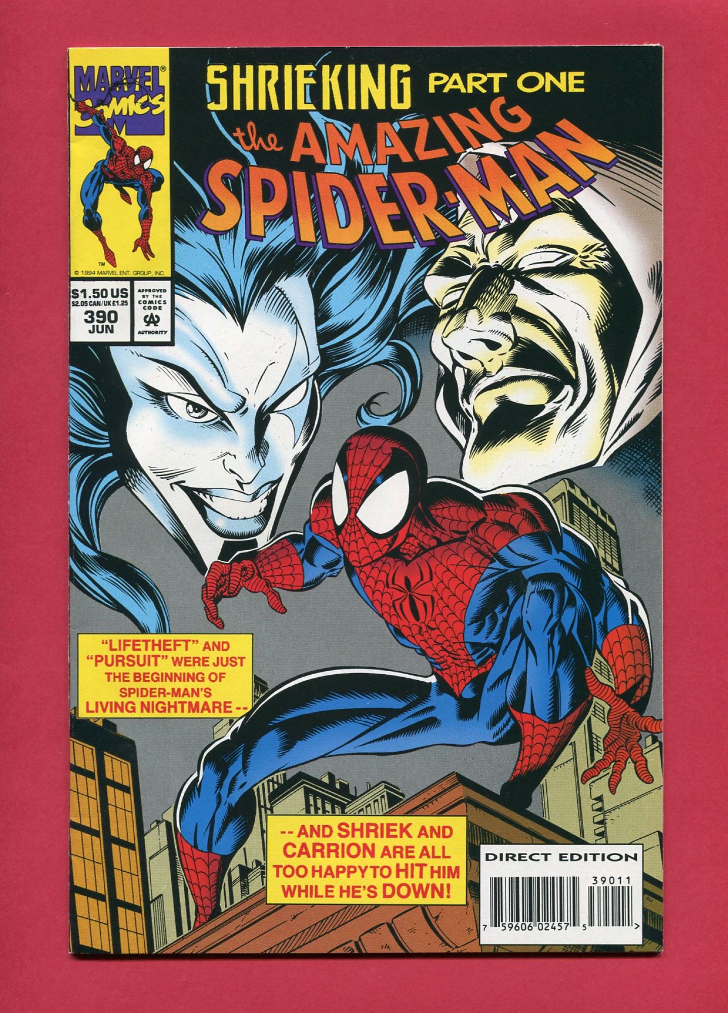 Amazing Spider-Man #390, Jun 1994, 8.5 VF+