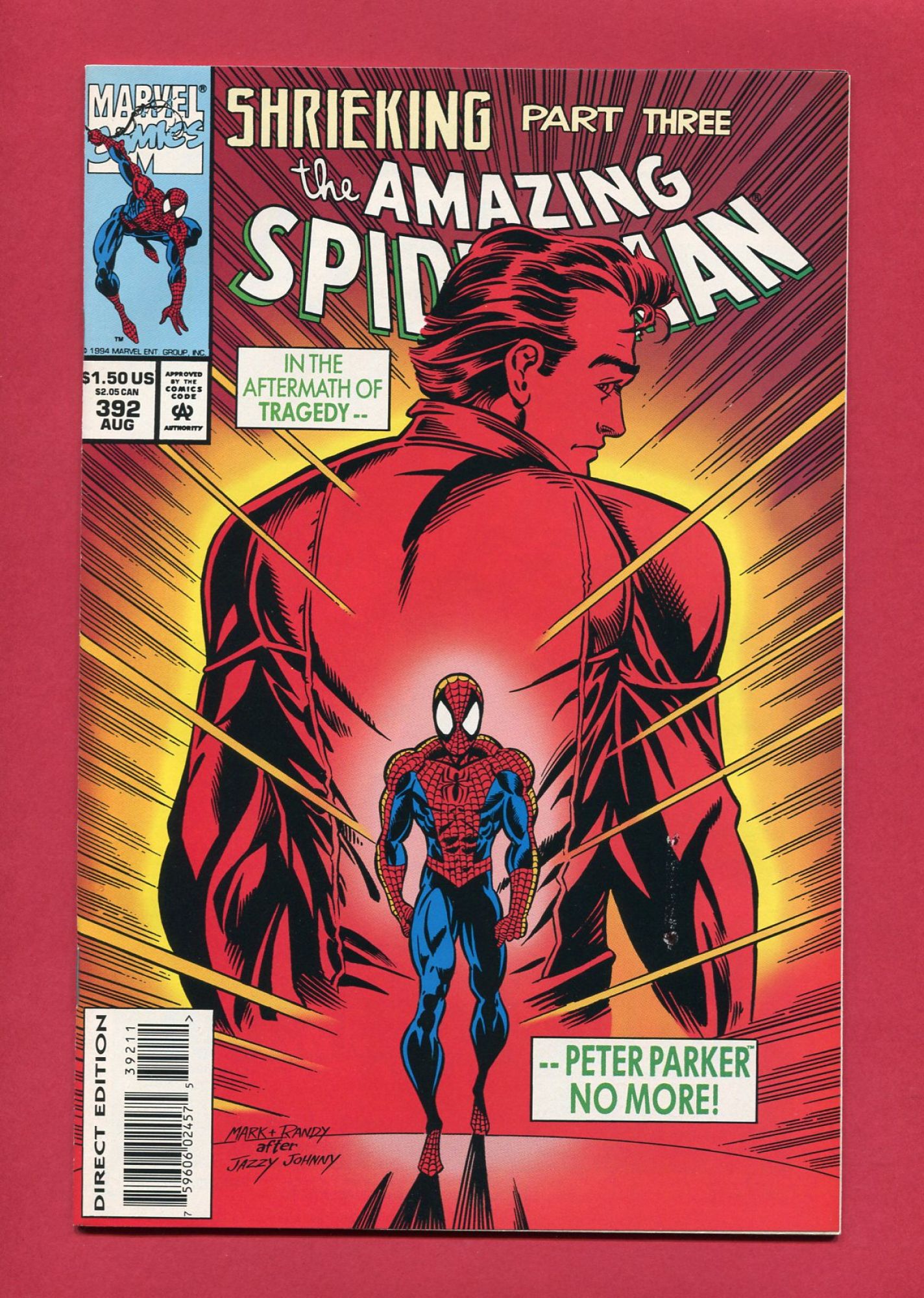 Amazing Spider-Man #392, Aug 1994, 9.2 NM-