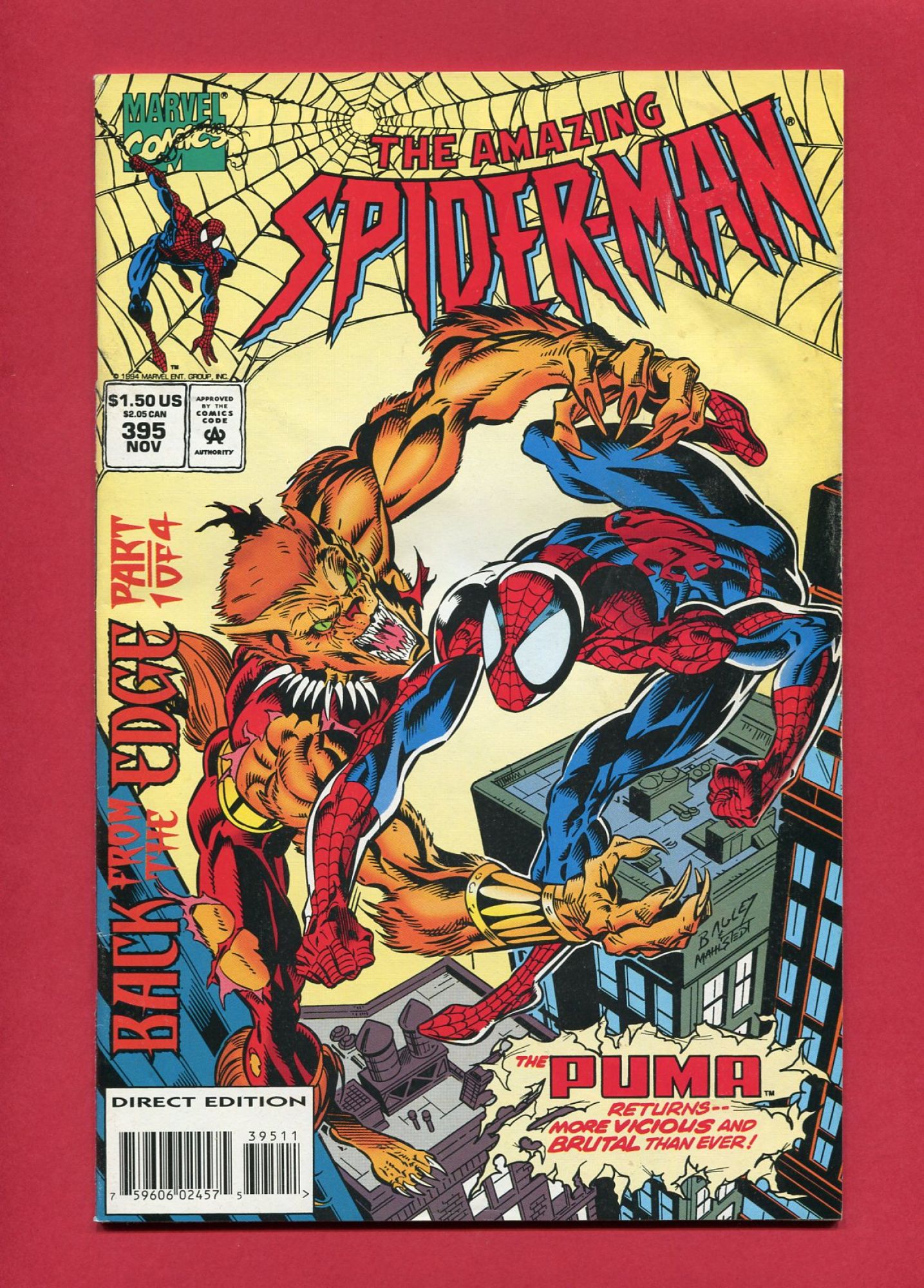 Amazing Spider-Man #395, Nov 1994, 6.5 FN+