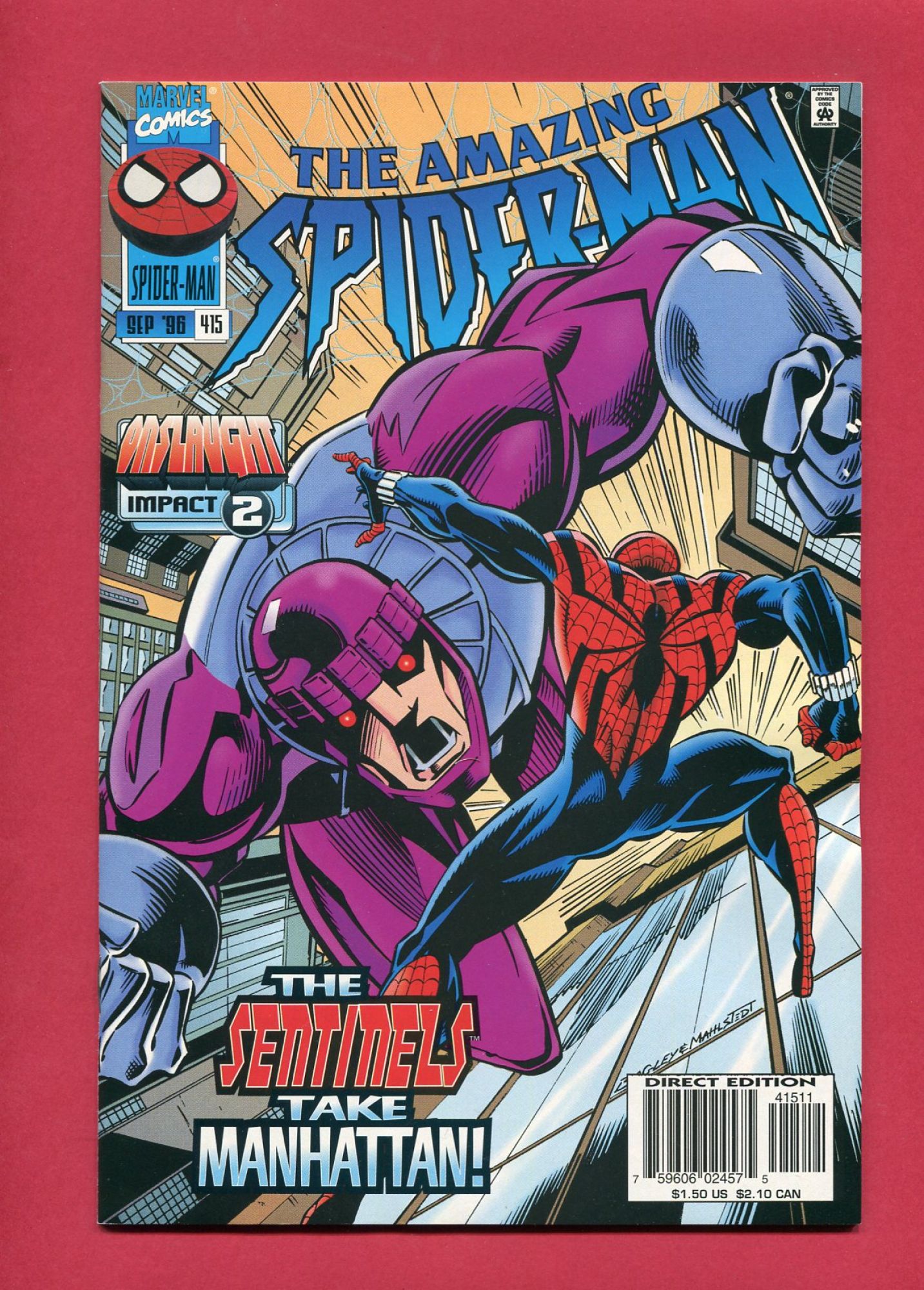 Amazing Spider-Man #415, Sep 1996, 9.2 NM-