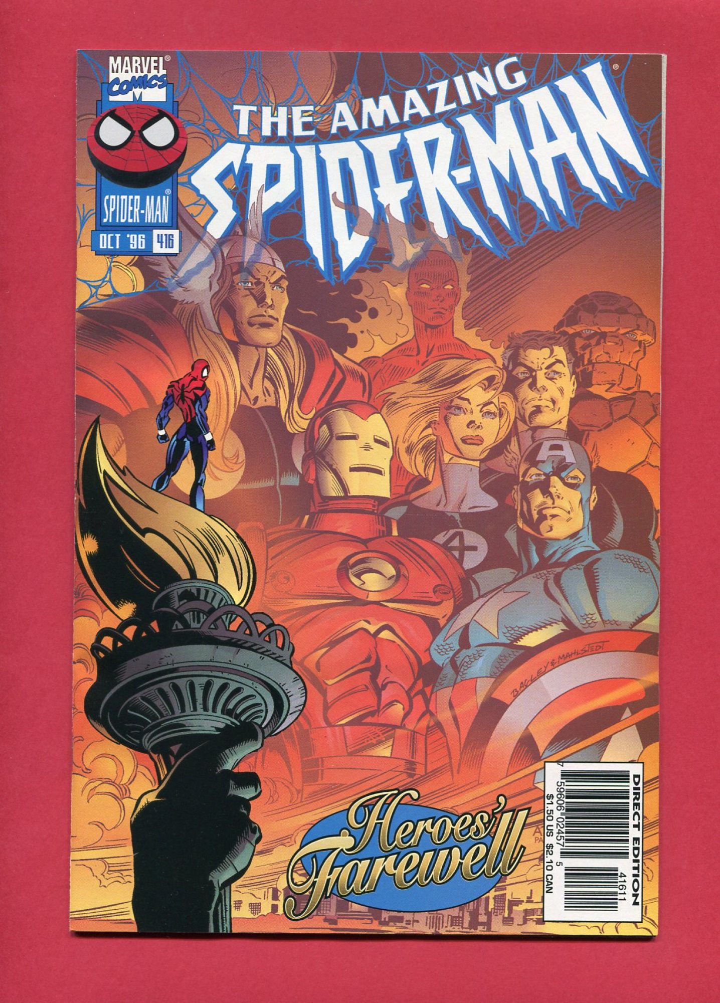 Amazing Spider-Man #416, Oct 1996, 9.2 NM-