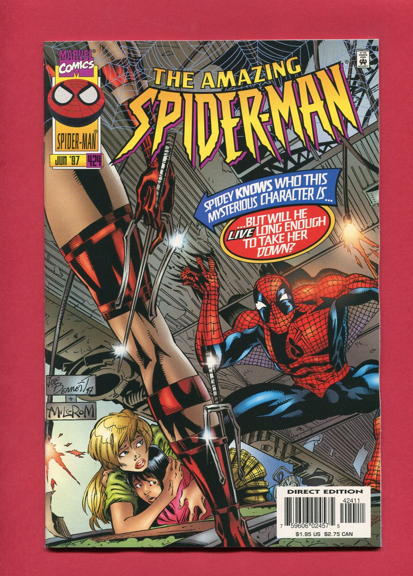 Amazing Spider-Man #424, Jun 1997, 9.2 NM-