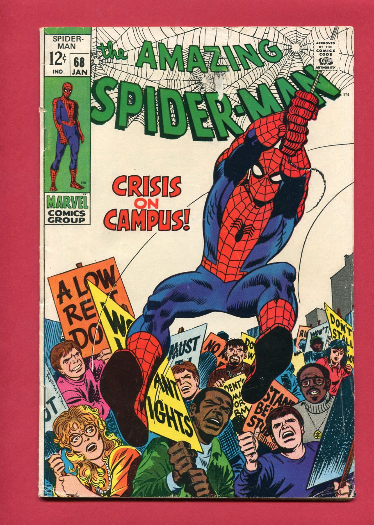 Amazing Spider-Man #68, Jan 1969, 5.5 FN-