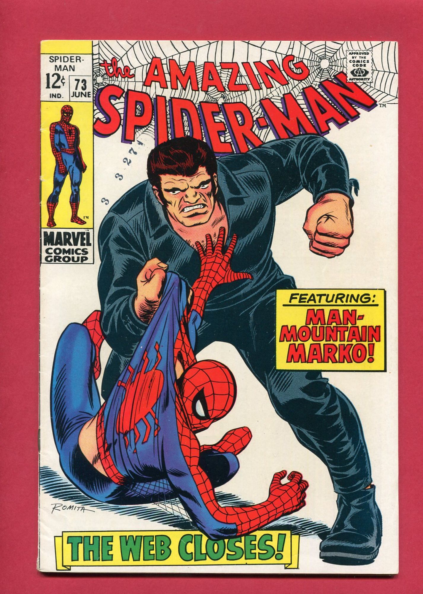 Amazing Spider-Man #73, Jun 1969, 6.0 FN