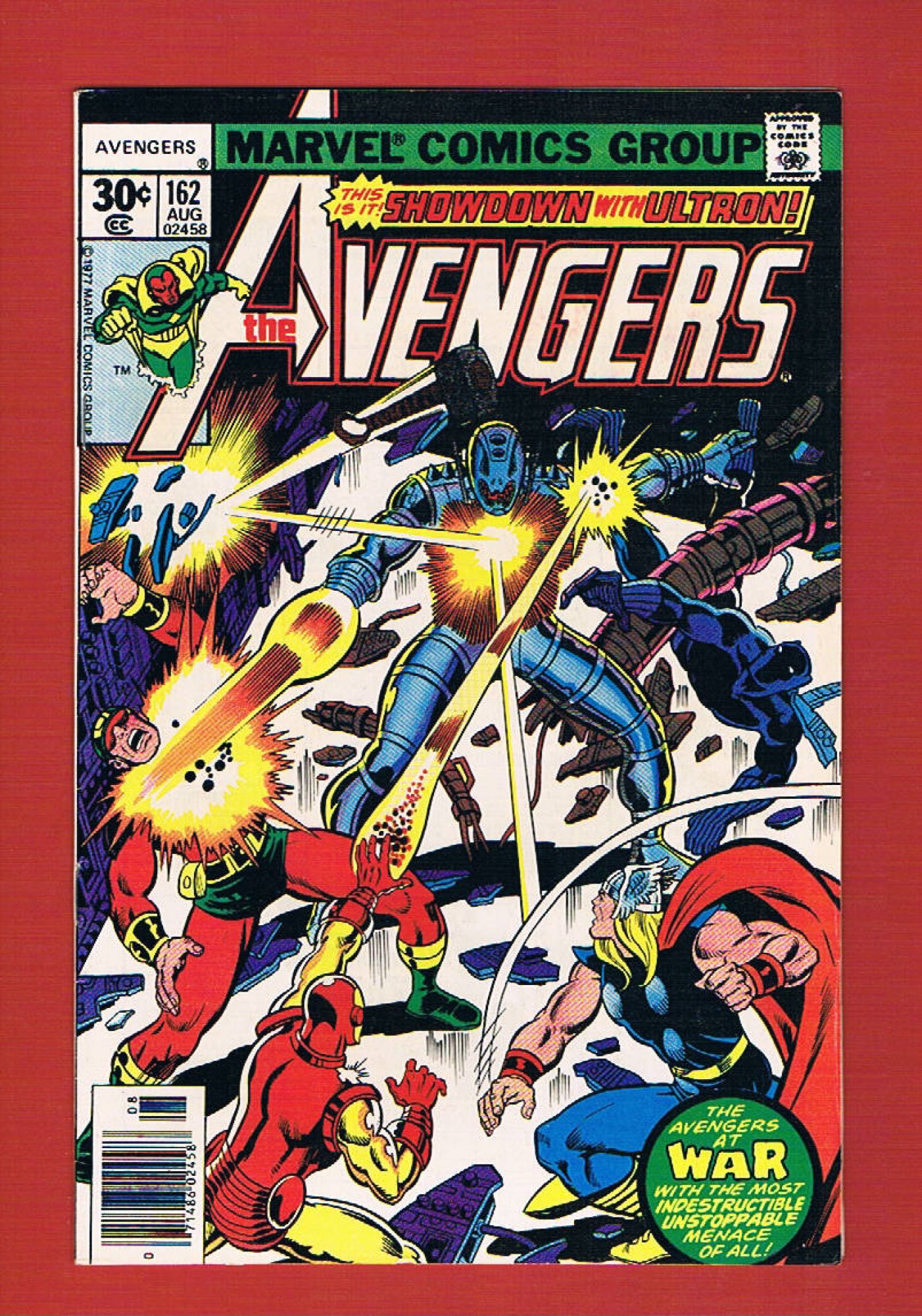 Avengers #162, Aug 1977, 8.0 VF