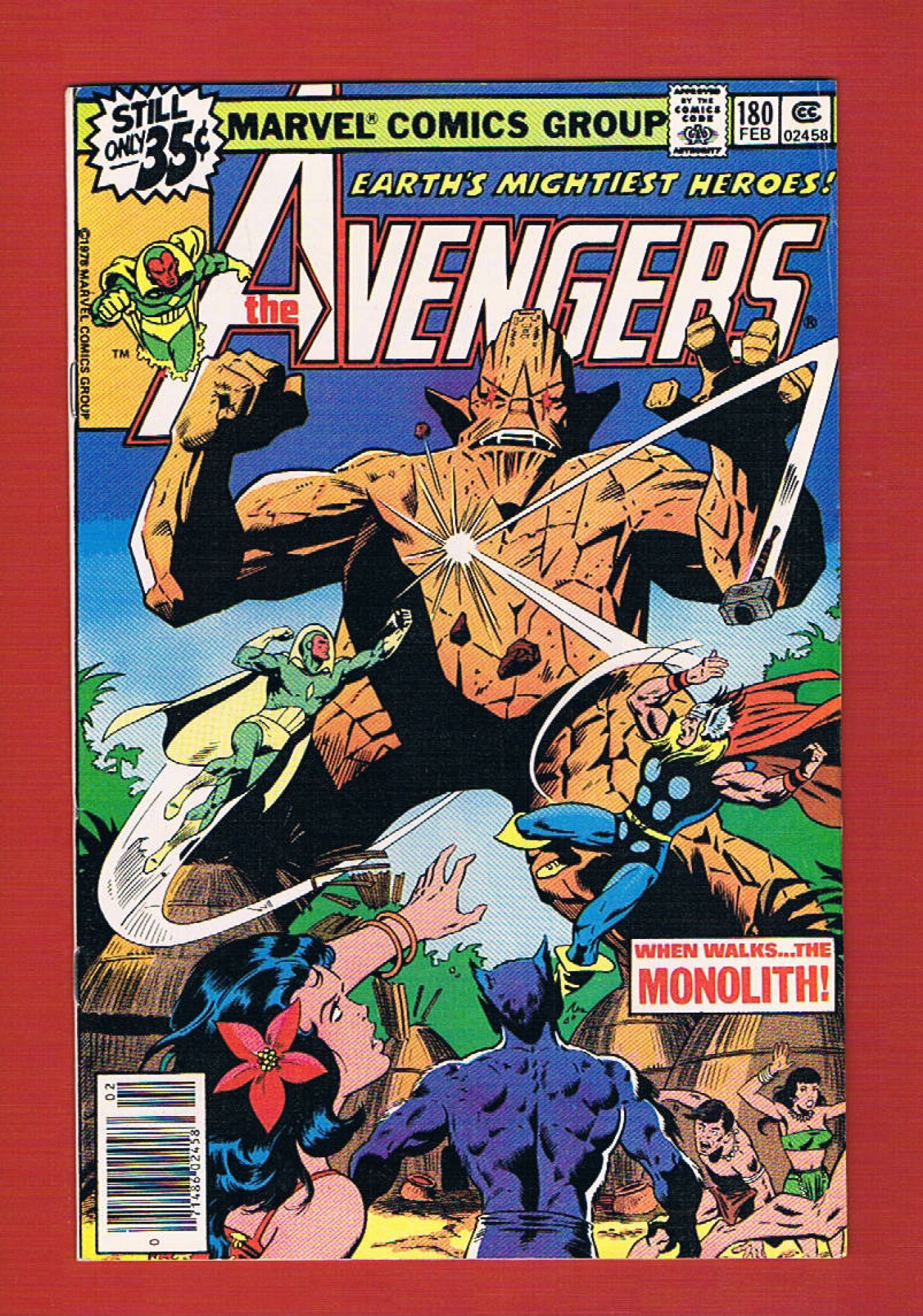 Avengers #180, Feb 1979, 8.0 VF