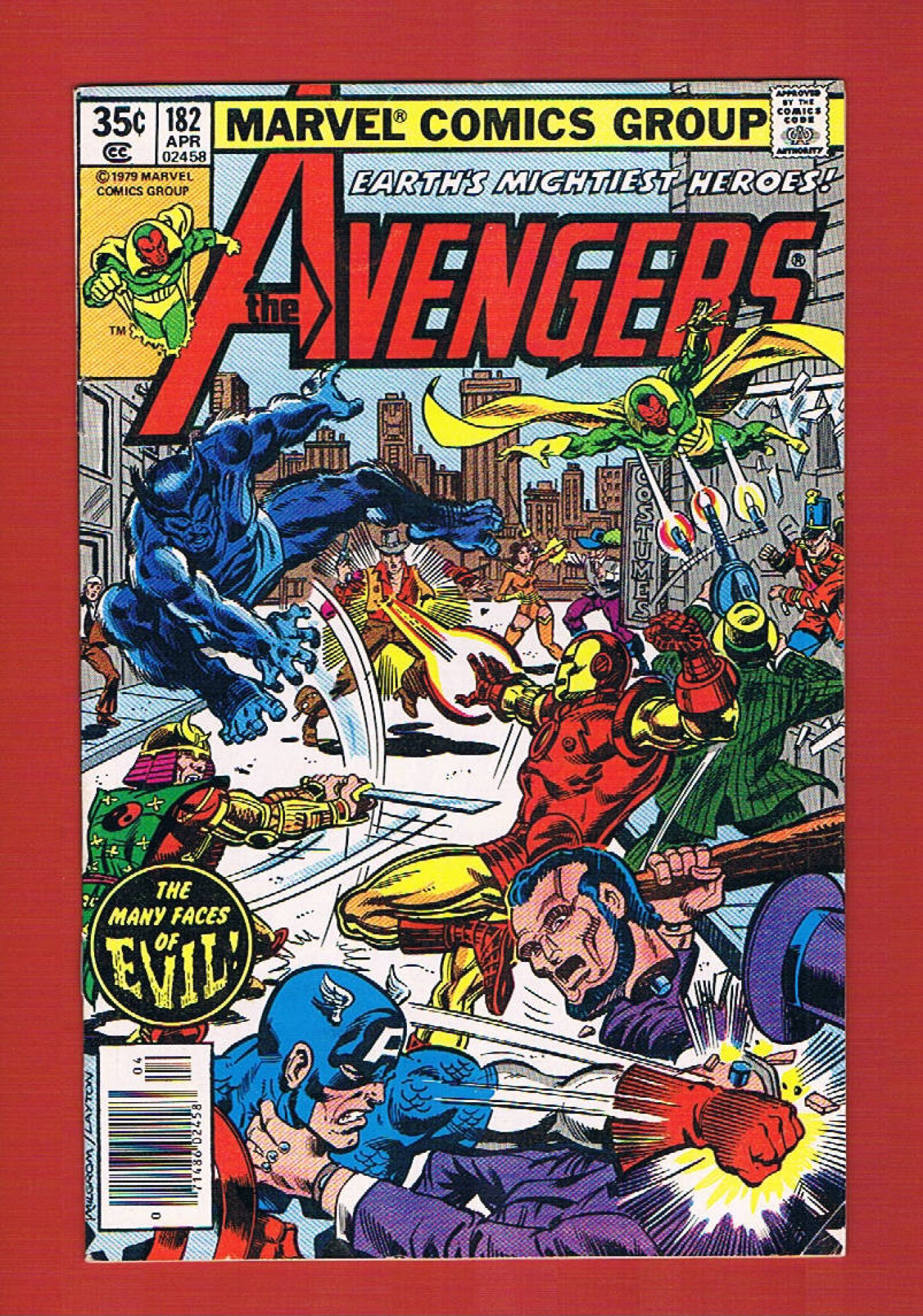 Avengers #182, Apr 1979, 7.0 FN/VF