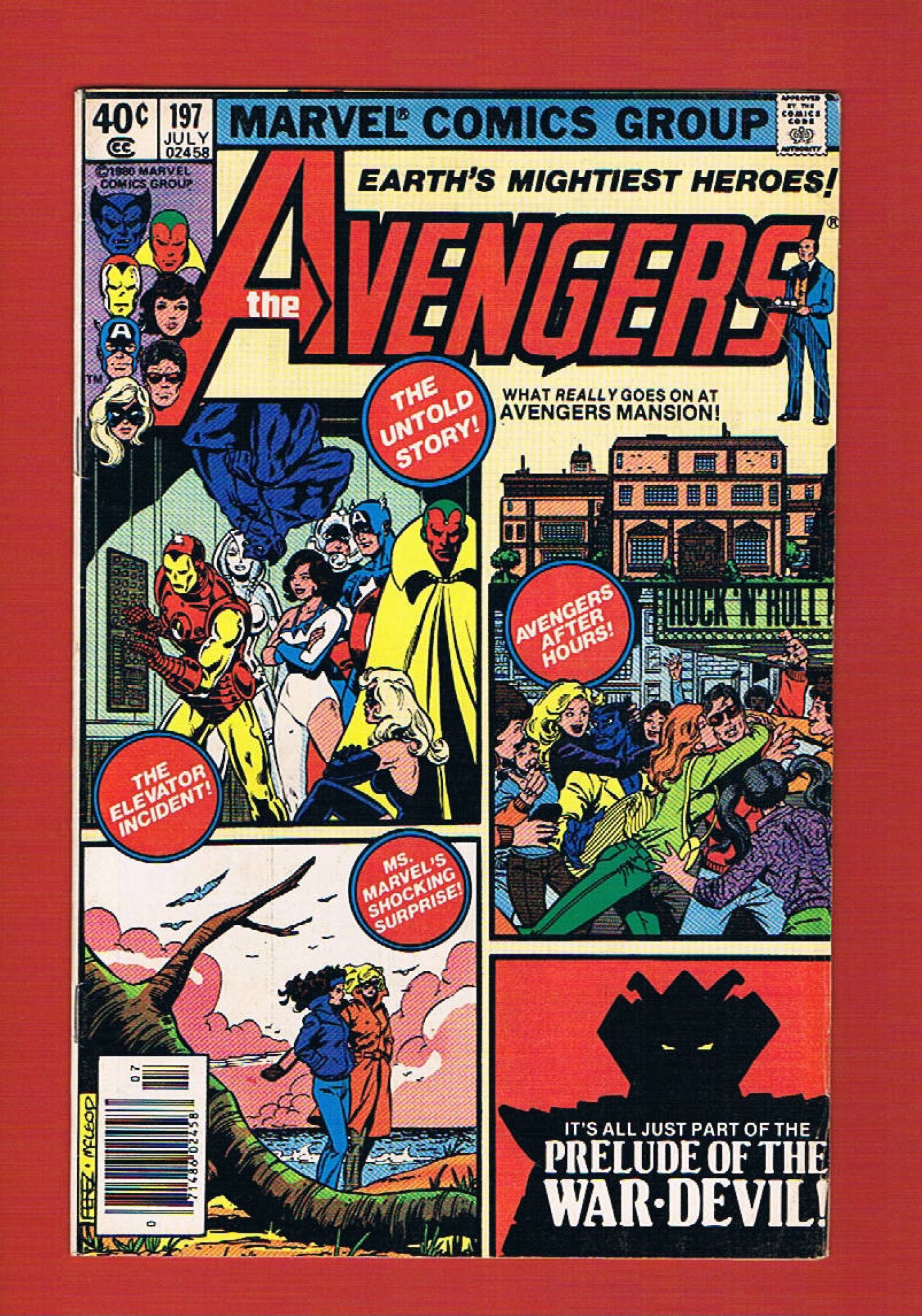 Avengers #197, Jul 1980, 7.0 FN/VF