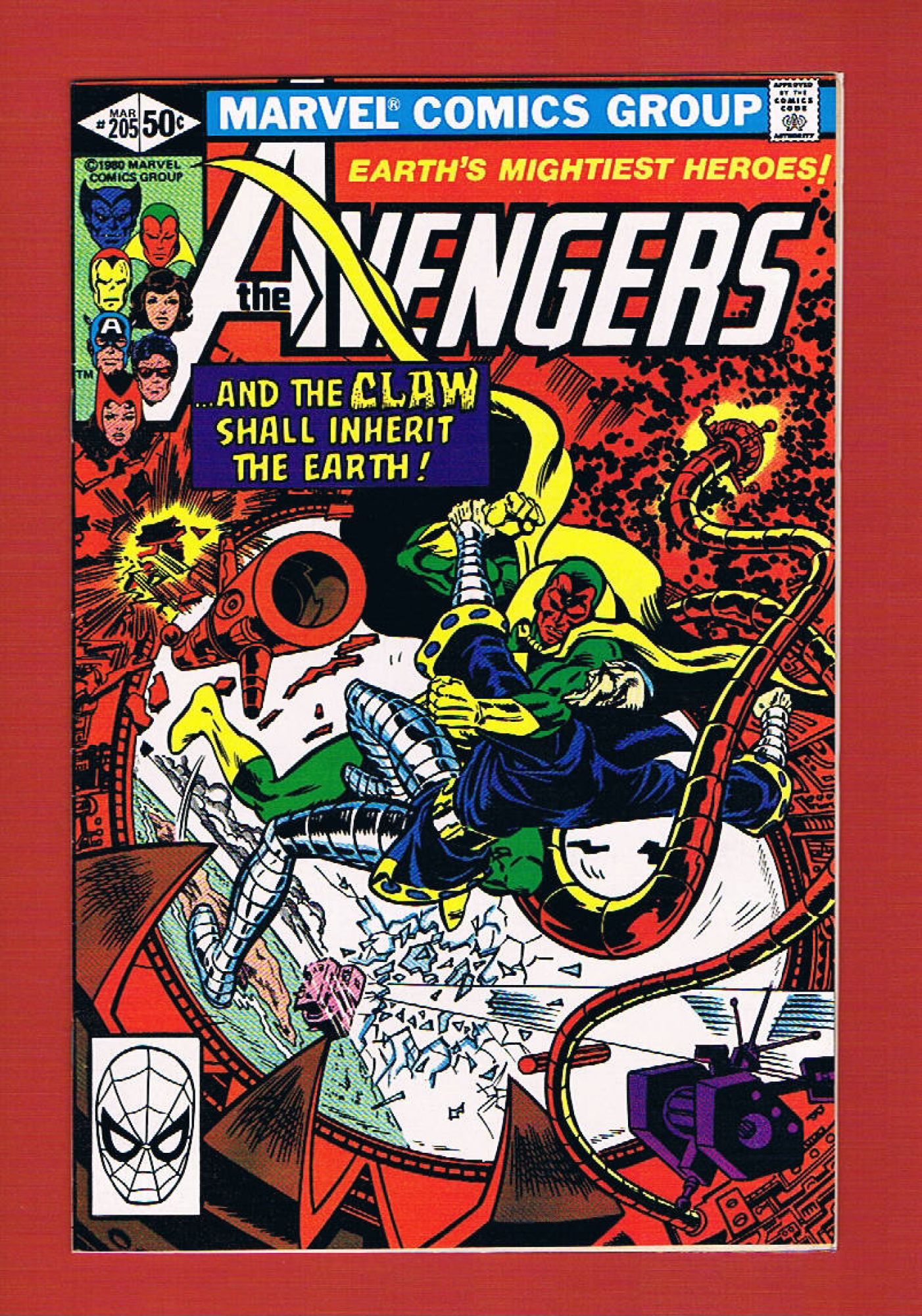 Avengers #205, Mar 1981, 9.2 NM-