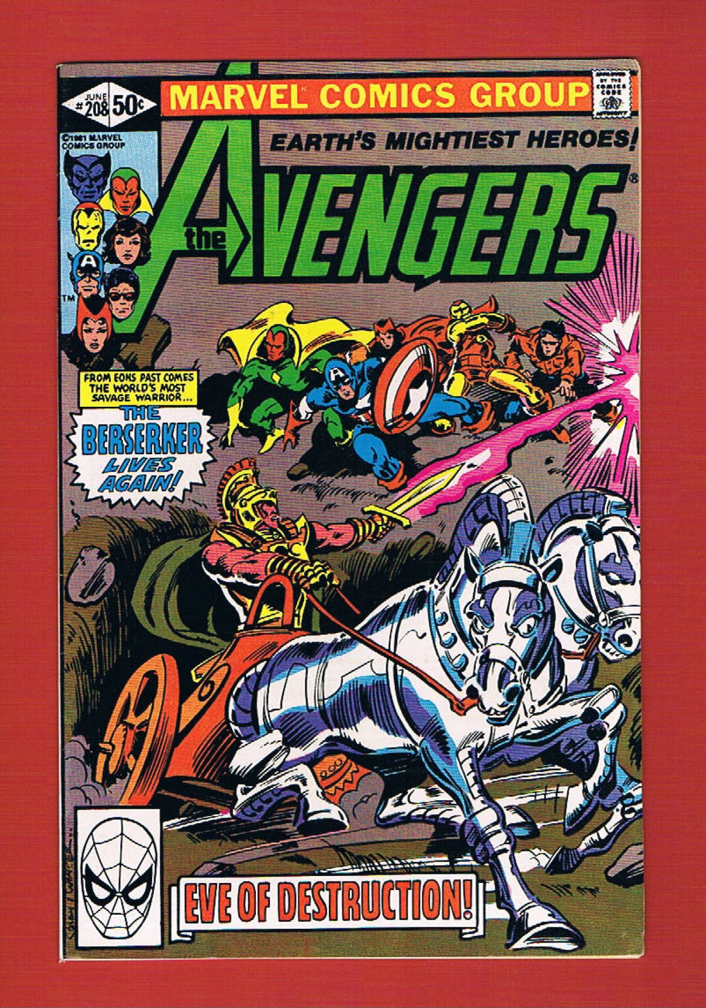 Avengers #208, Jun 1981, 8.5 VF+