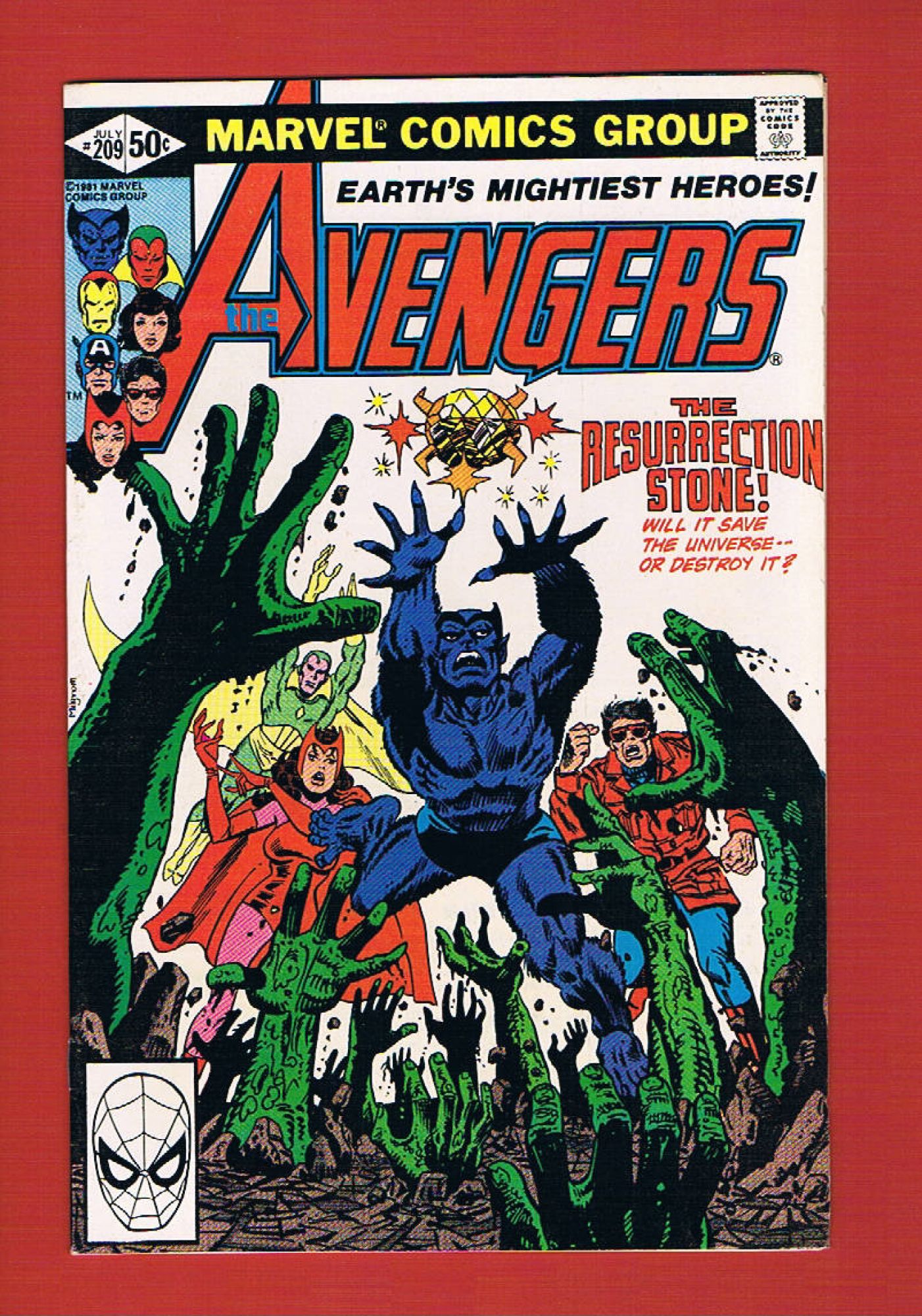 Avengers #209, Jul 1981, 8.5 VF+