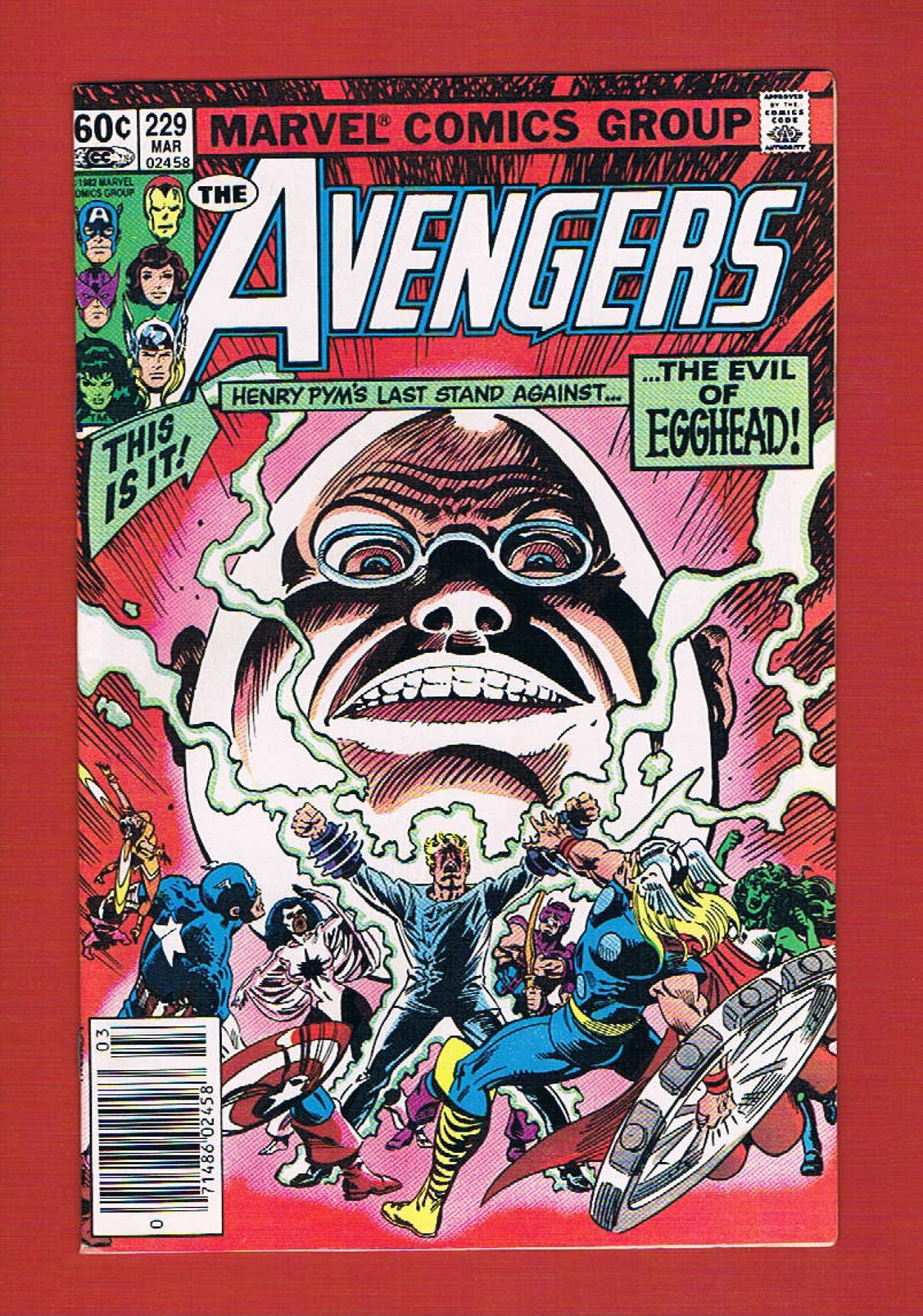 Avengers #229, Mar 1983, 8.5 VF+