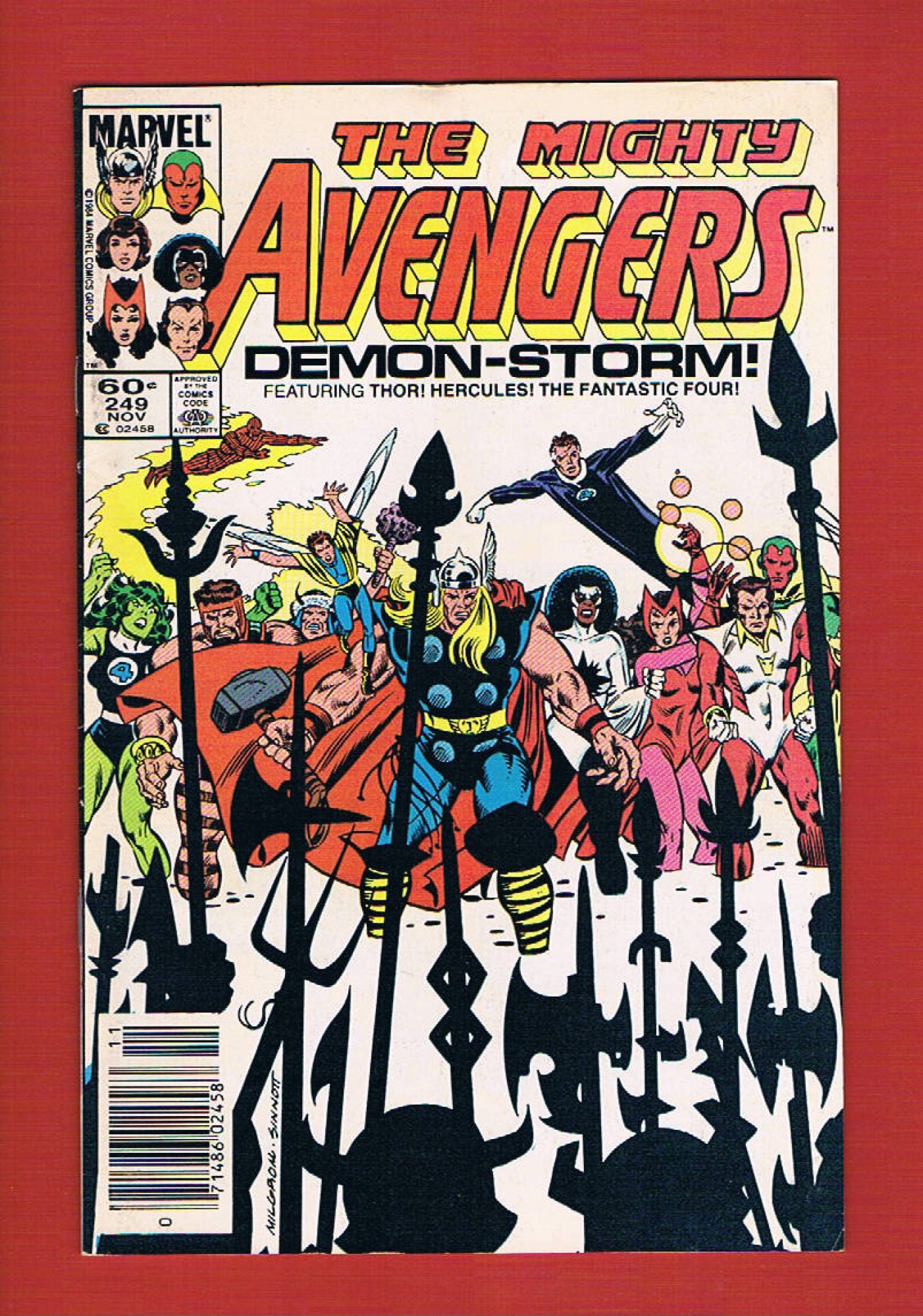 Avengers #249, Nov 1984, 8.5 VF+