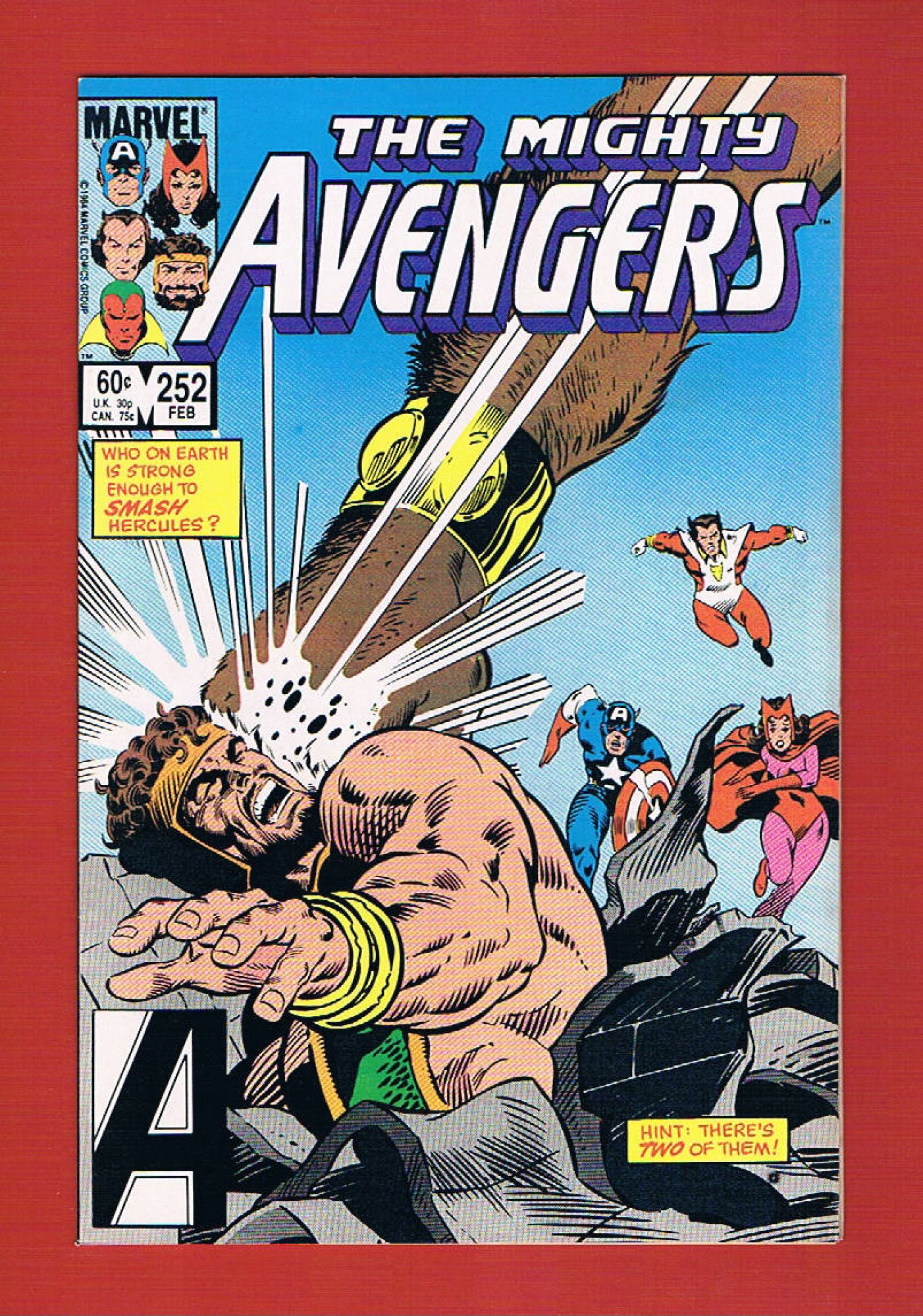 Avengers #252, Feb 1985, 9.2 NM-