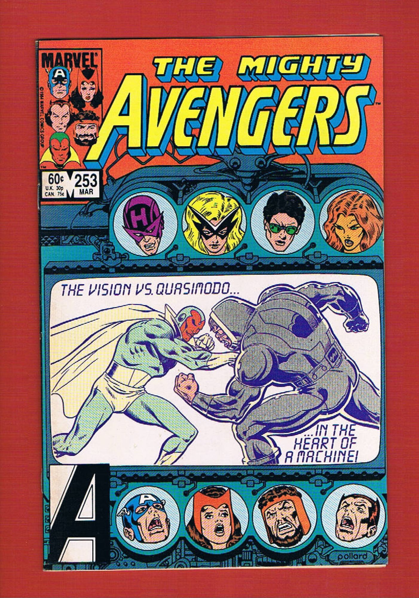 Avengers #253, Mar 1985, 9.0 VF/NM