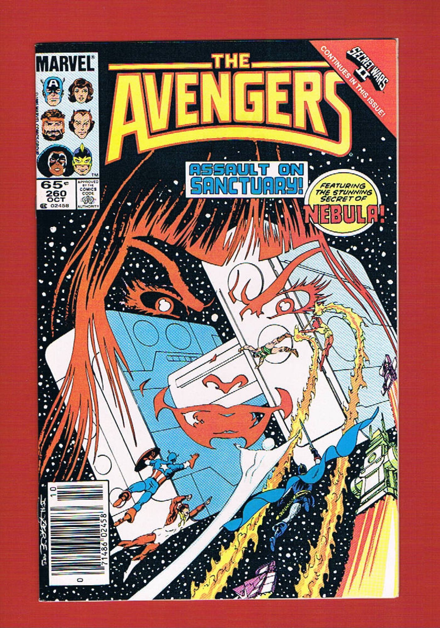 Avengers #260, Oct 1985, 9.2 NM-