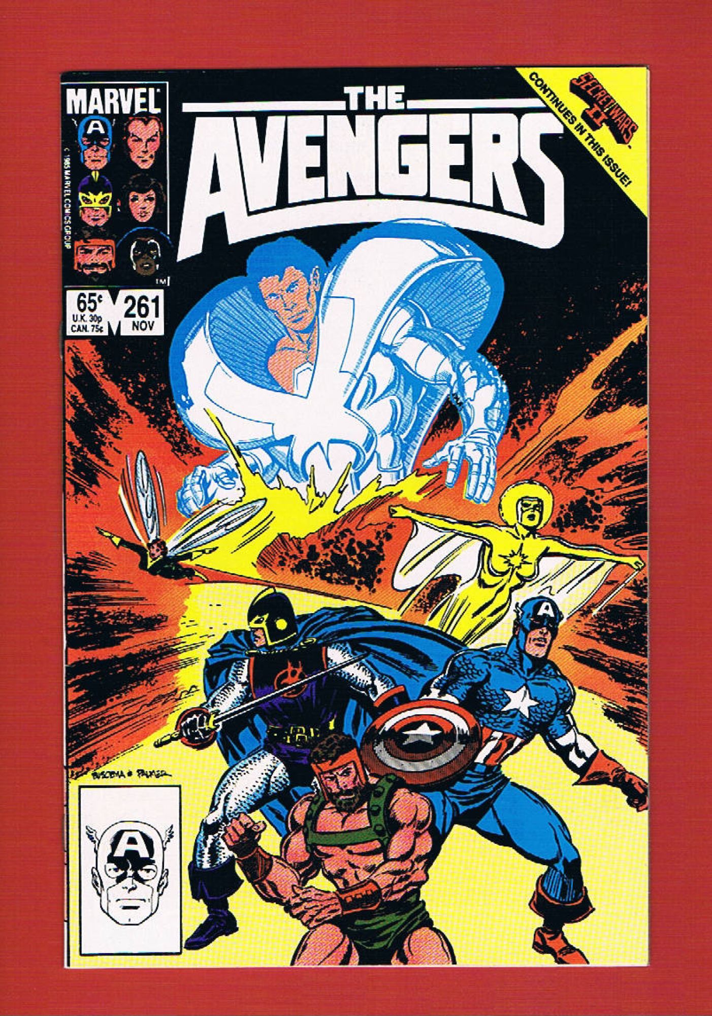 Avengers #261, Nov 1985, 9.2 NM-