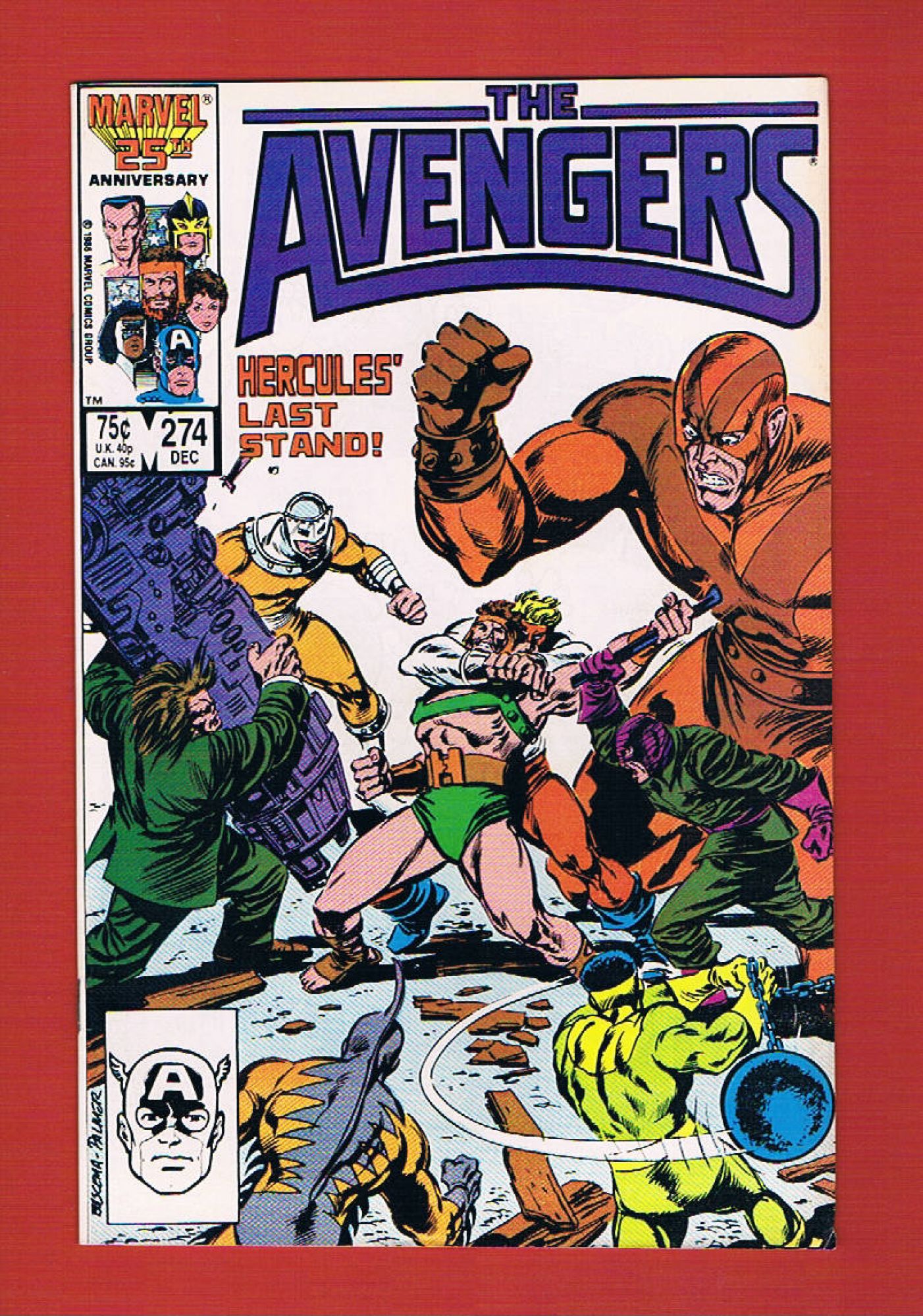 Avengers #274, Dec 1986, 8.5 VF+